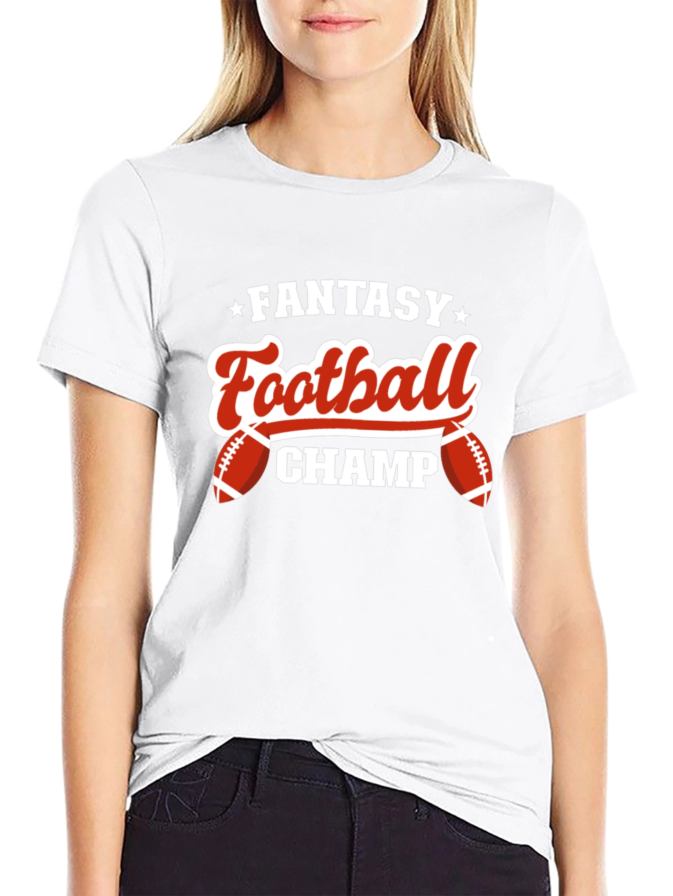 Camiseta Negra: ¡Campeón de Fútbol Fantasy!