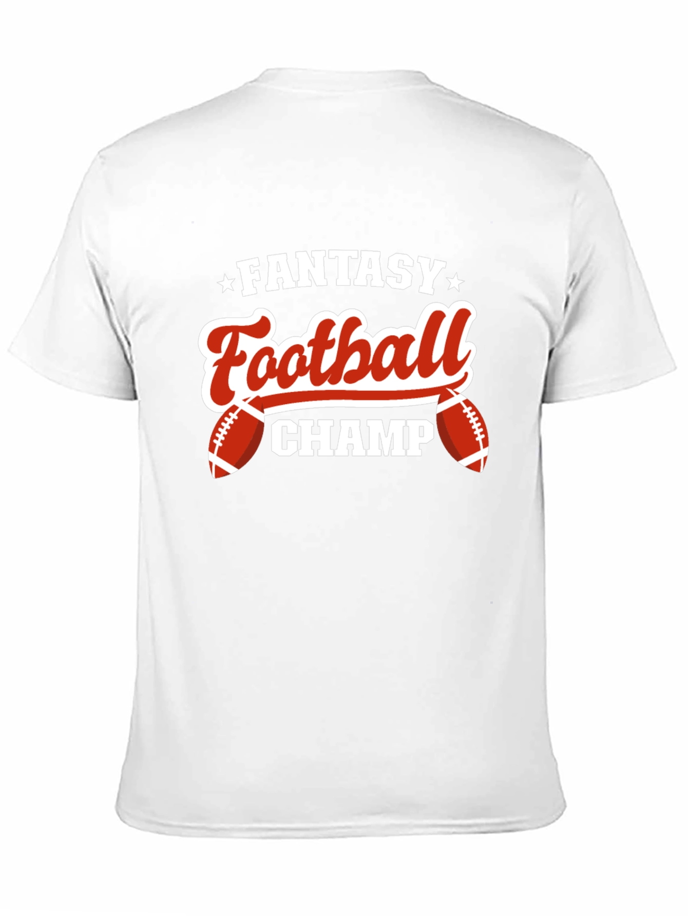 Camiseta Negra: ¡Campeón de Fútbol Fantasy!