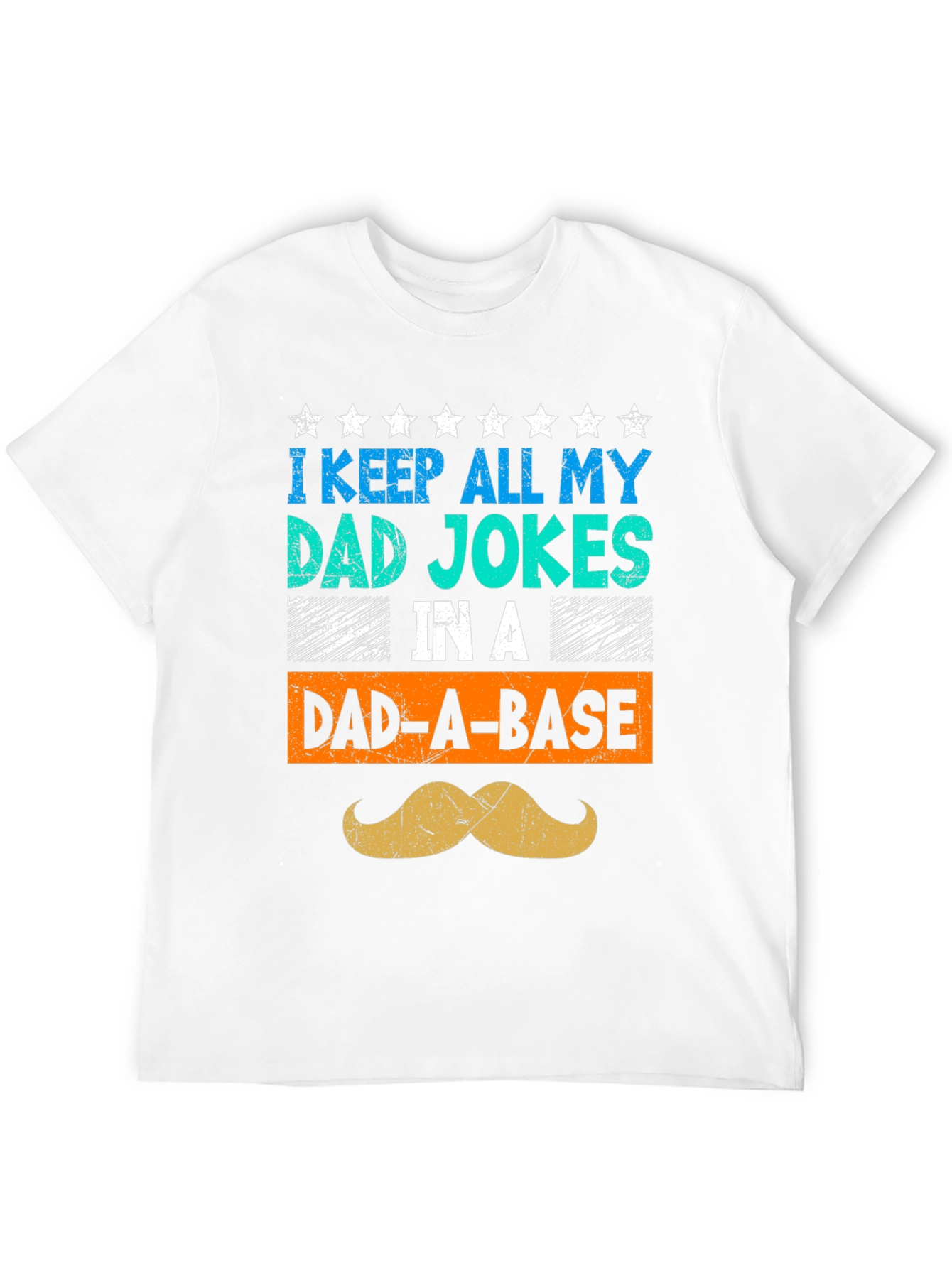 Camiseta Negra Humorística para Papá - Dad-A-Base