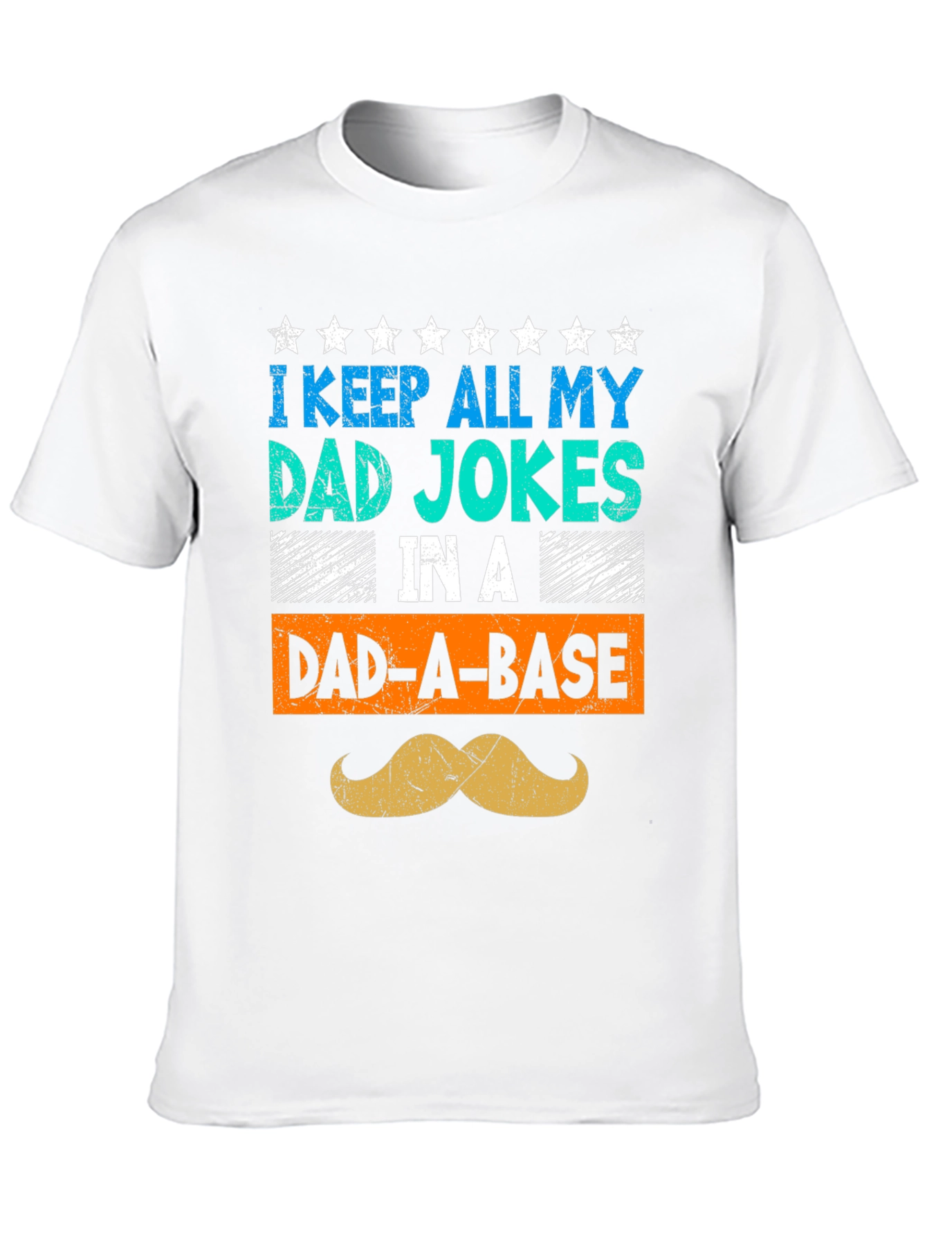 Camiseta Negra Humorística para Papá - Dad-A-Base