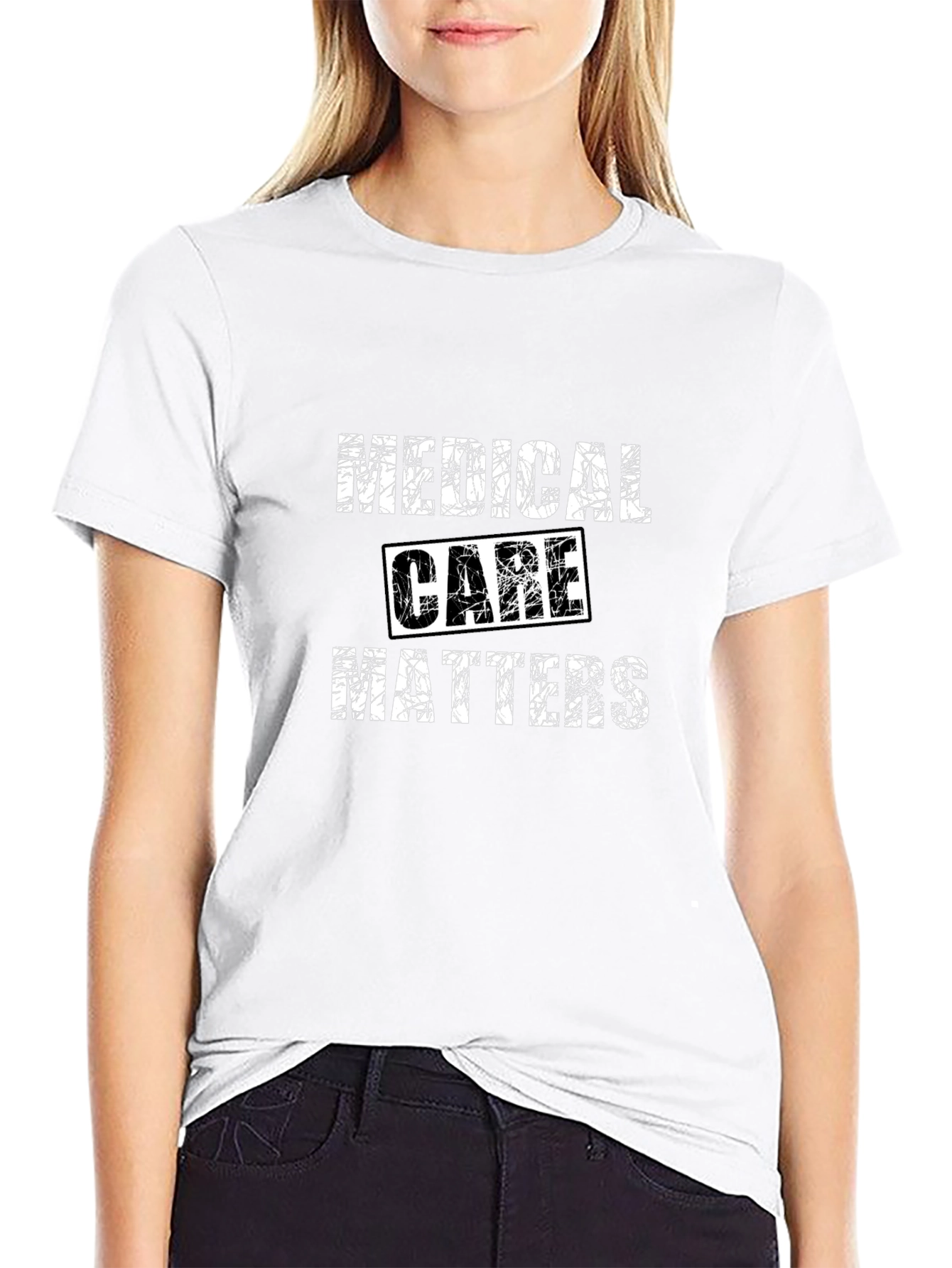 Camiseta Negra Medical Care Matters