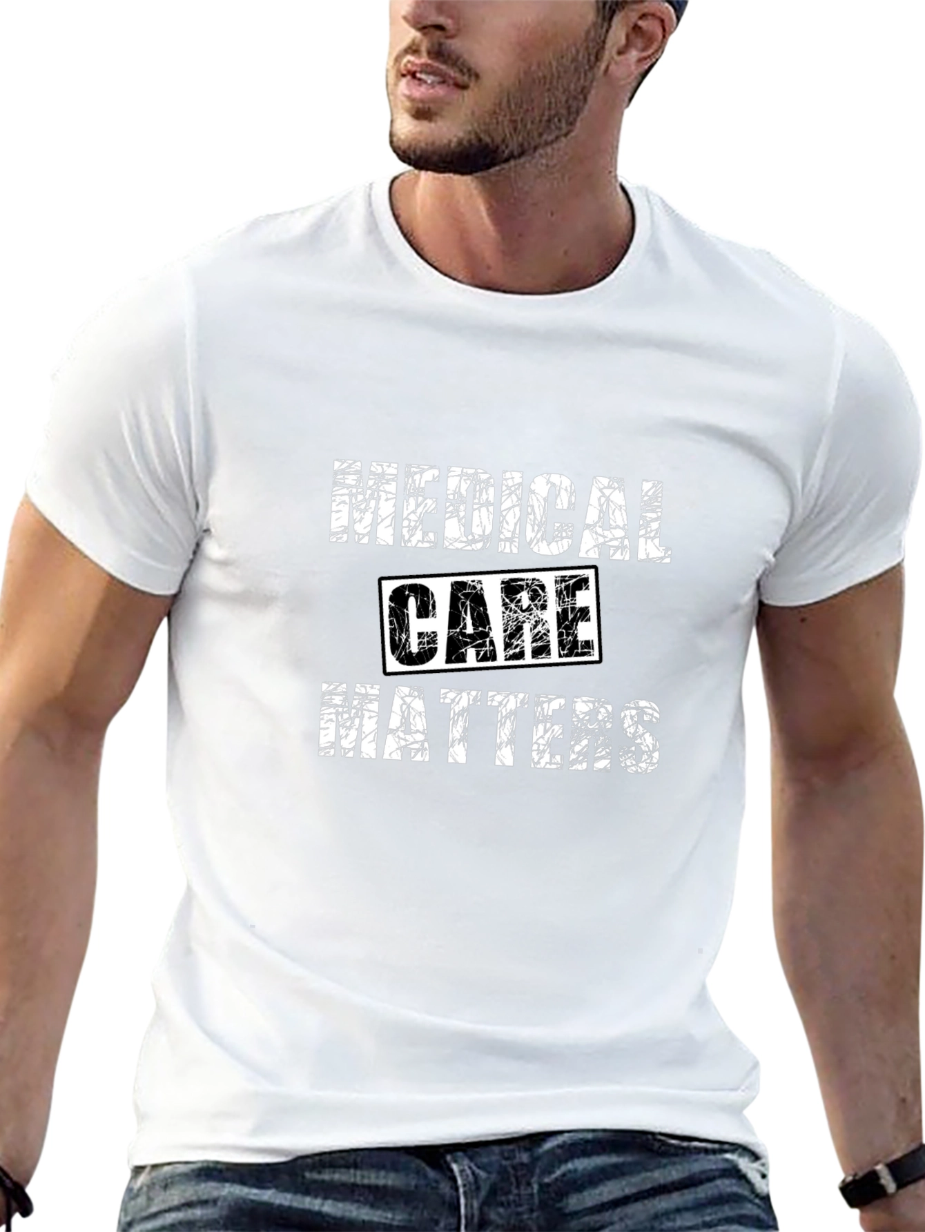 Camiseta Negra Medical Care Matters