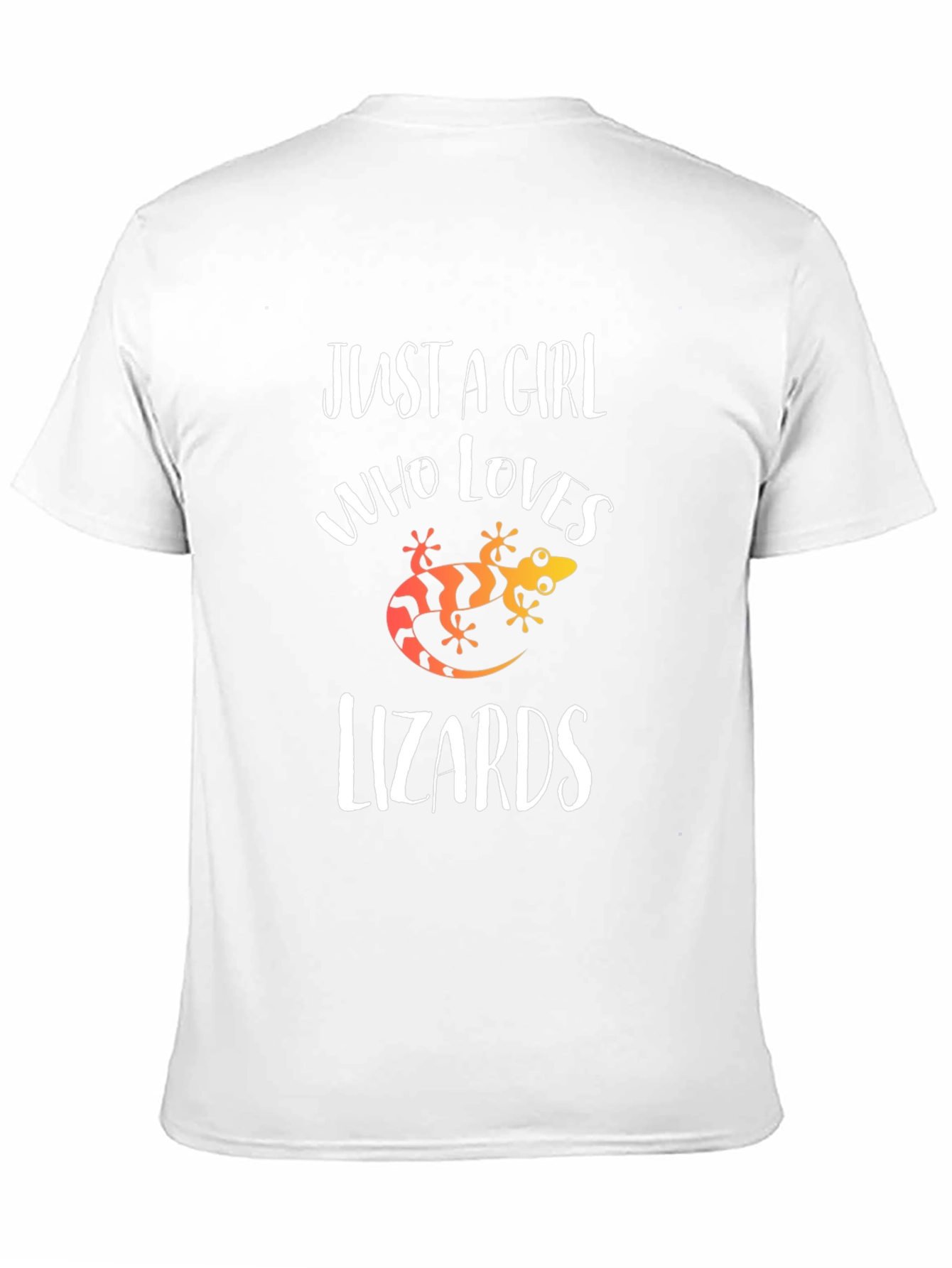 Camiseta Negra Amo las Lagartijas para Mujer