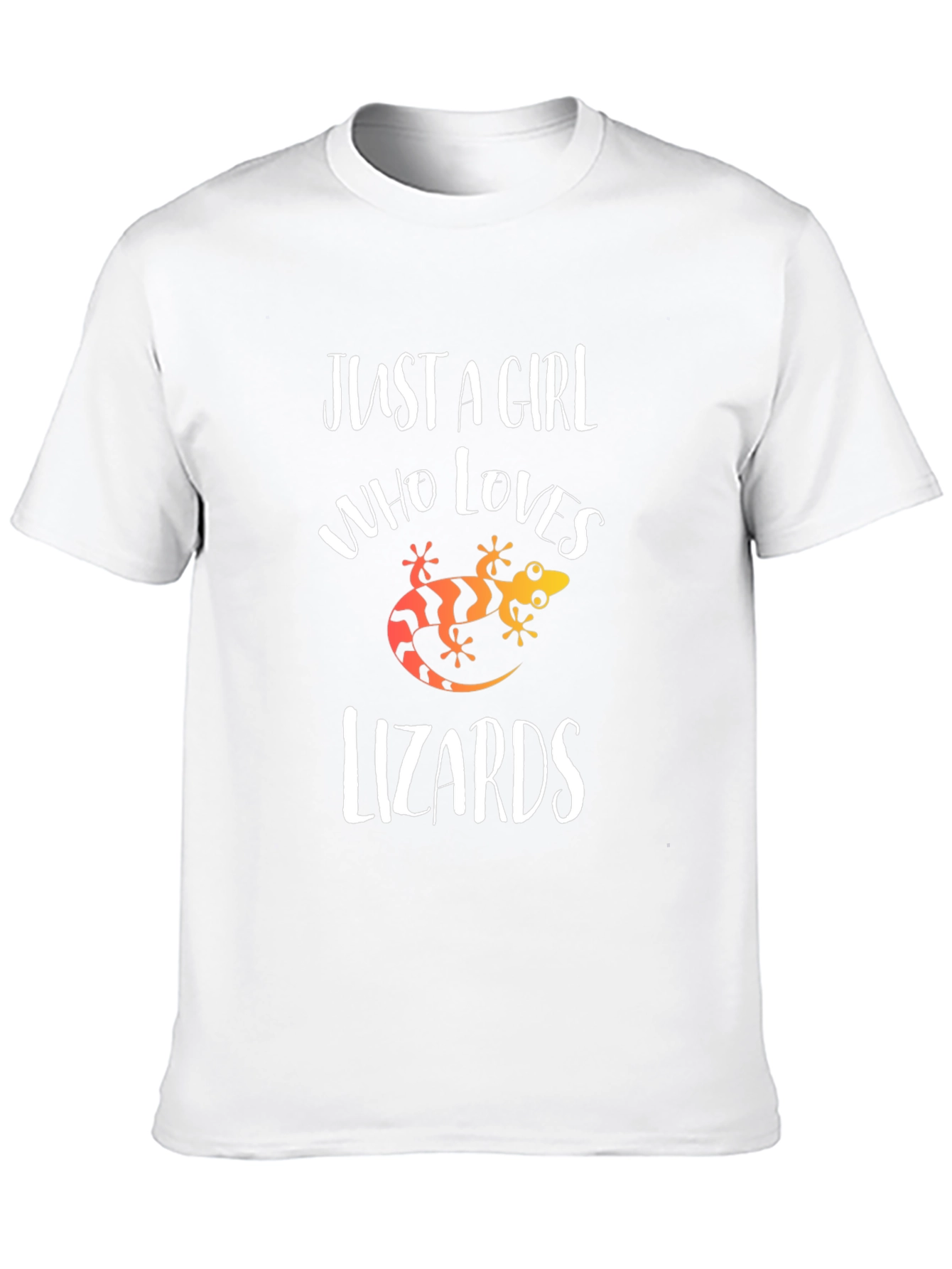 Camiseta Negra Amo las Lagartijas para Mujer