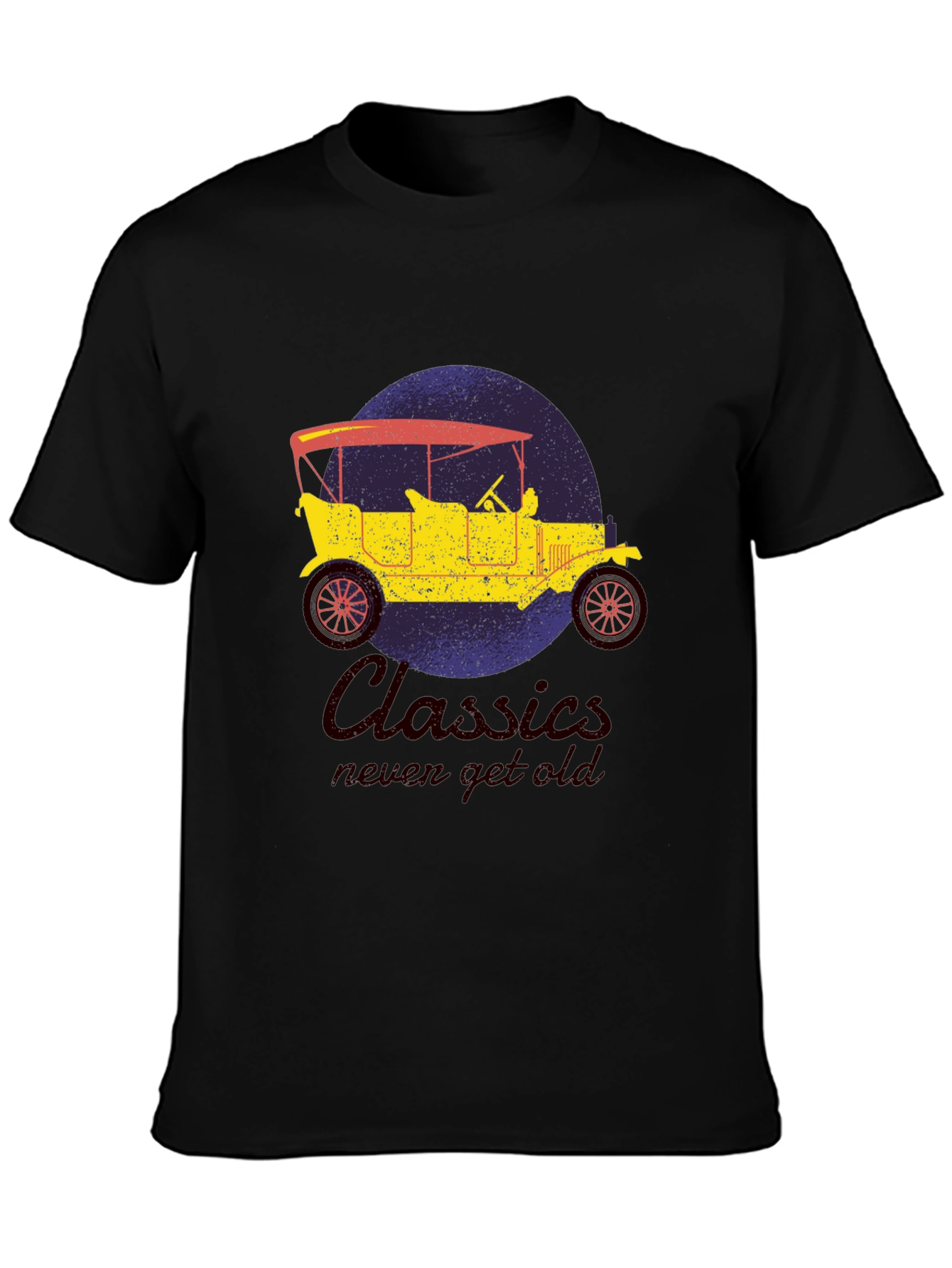 Camiseta Negra Clásica: Classics Never Get Old