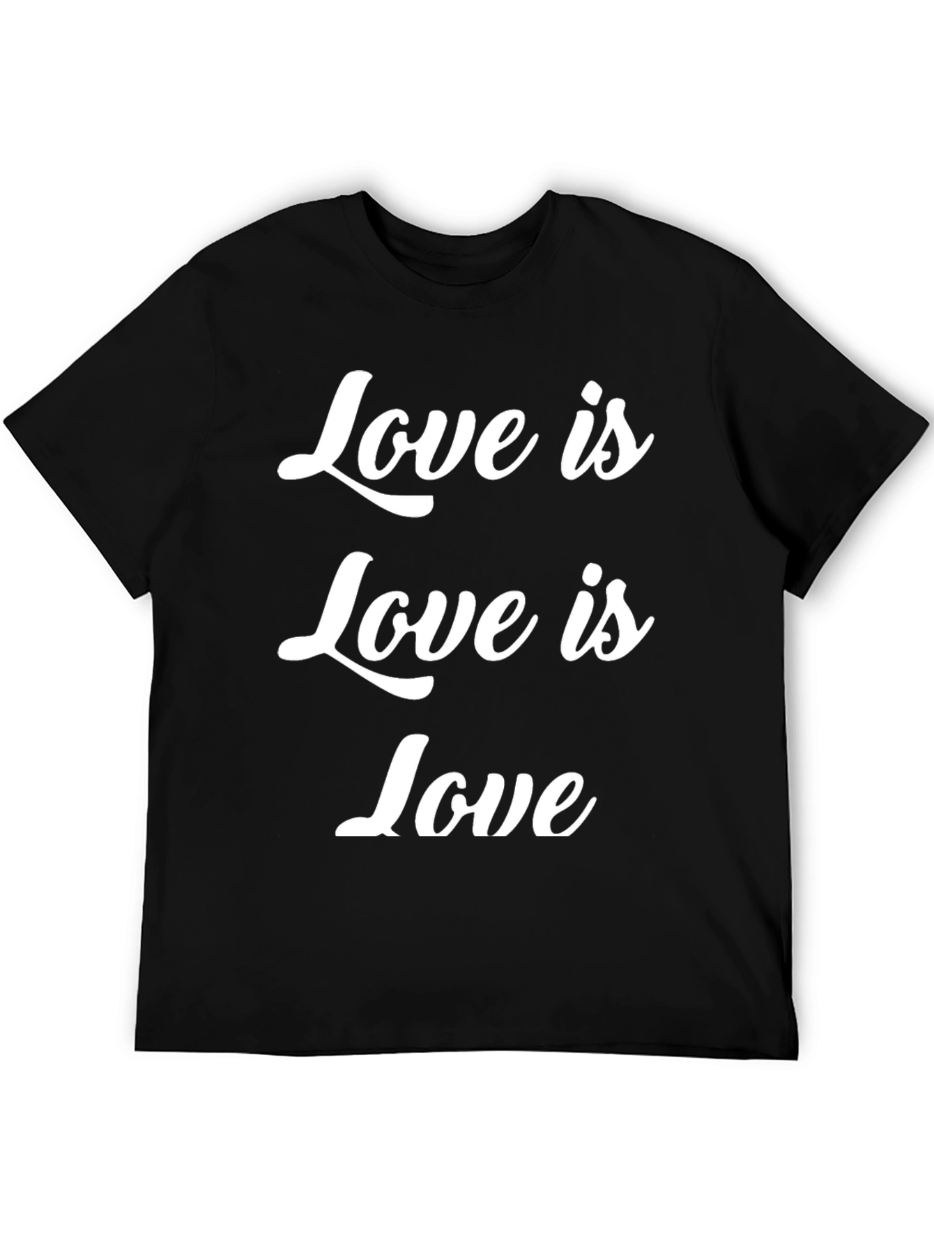 Camiseta Negra Love is Love para Todos