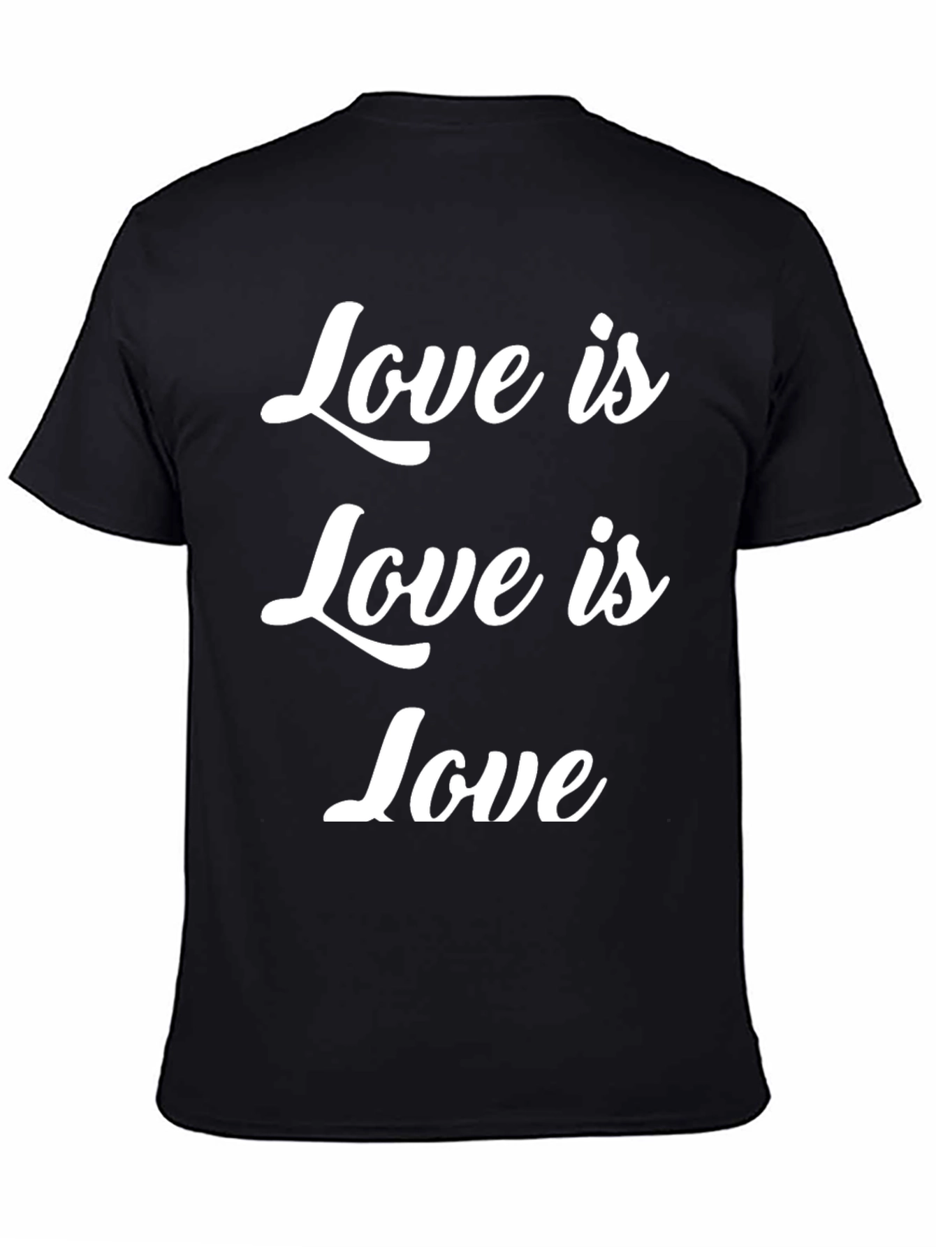 Camiseta Negra Love is Love para Todos