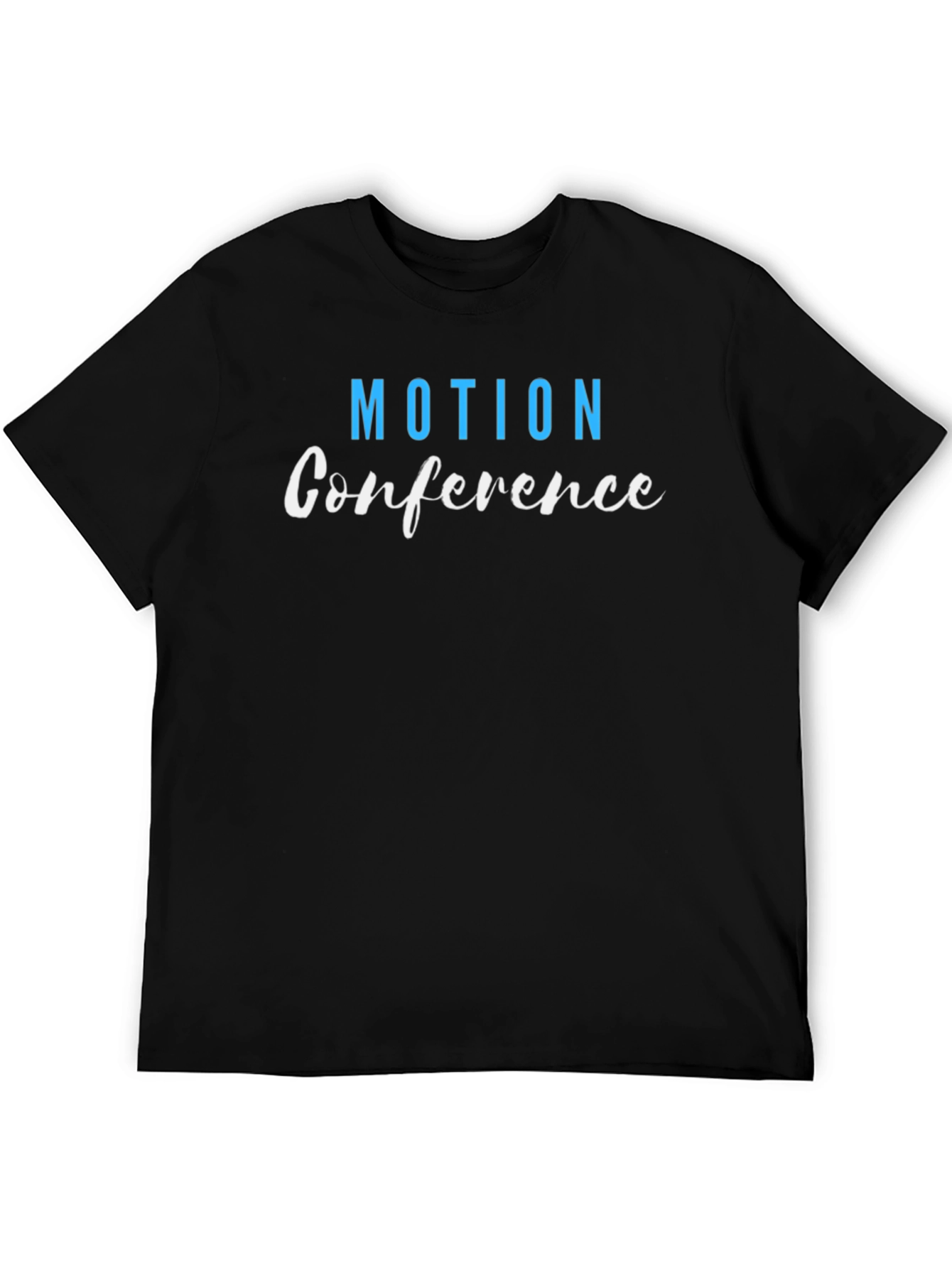 Camiseta Negra Motion Conference para Hombre