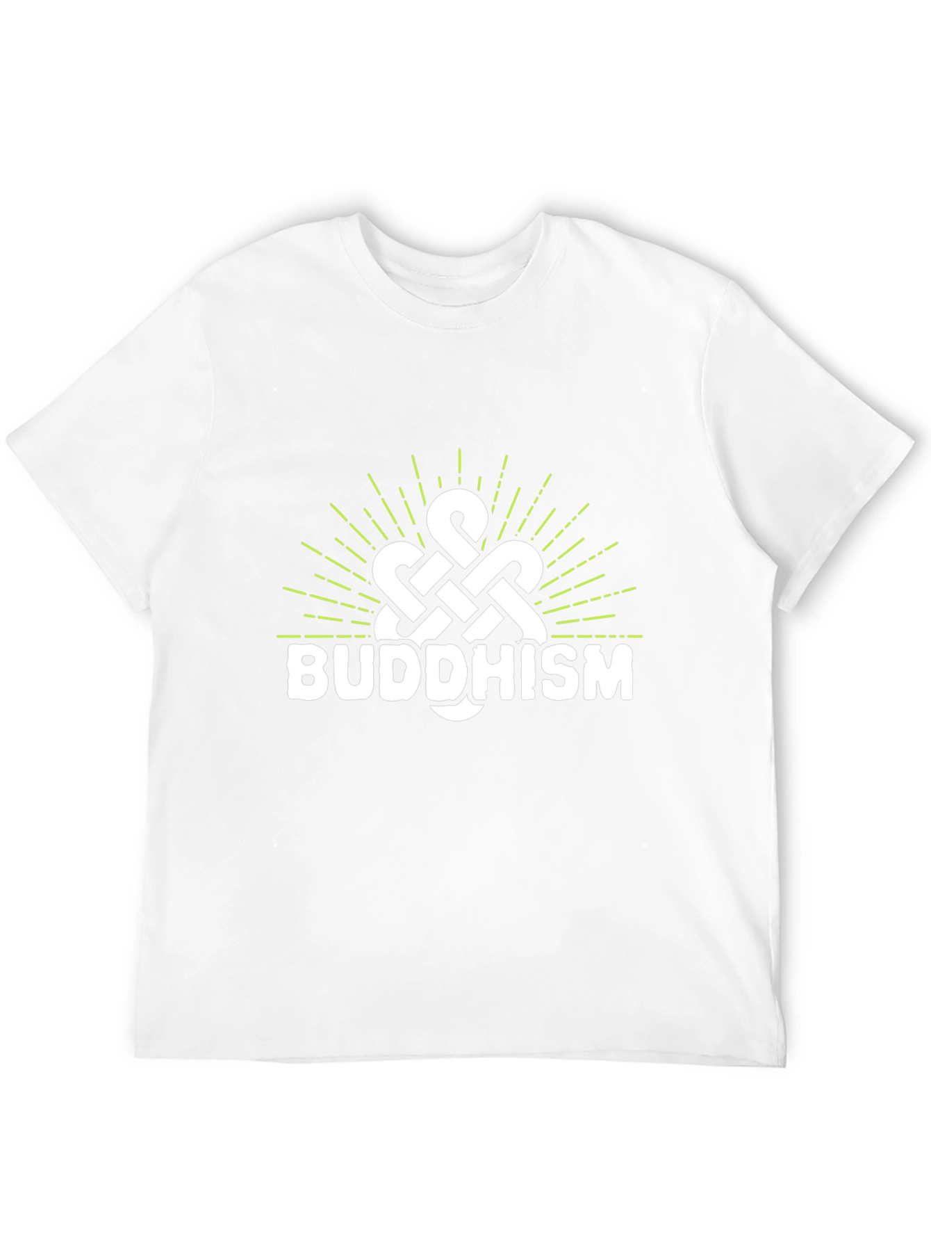 Camiseta Negra con Diseño Budista