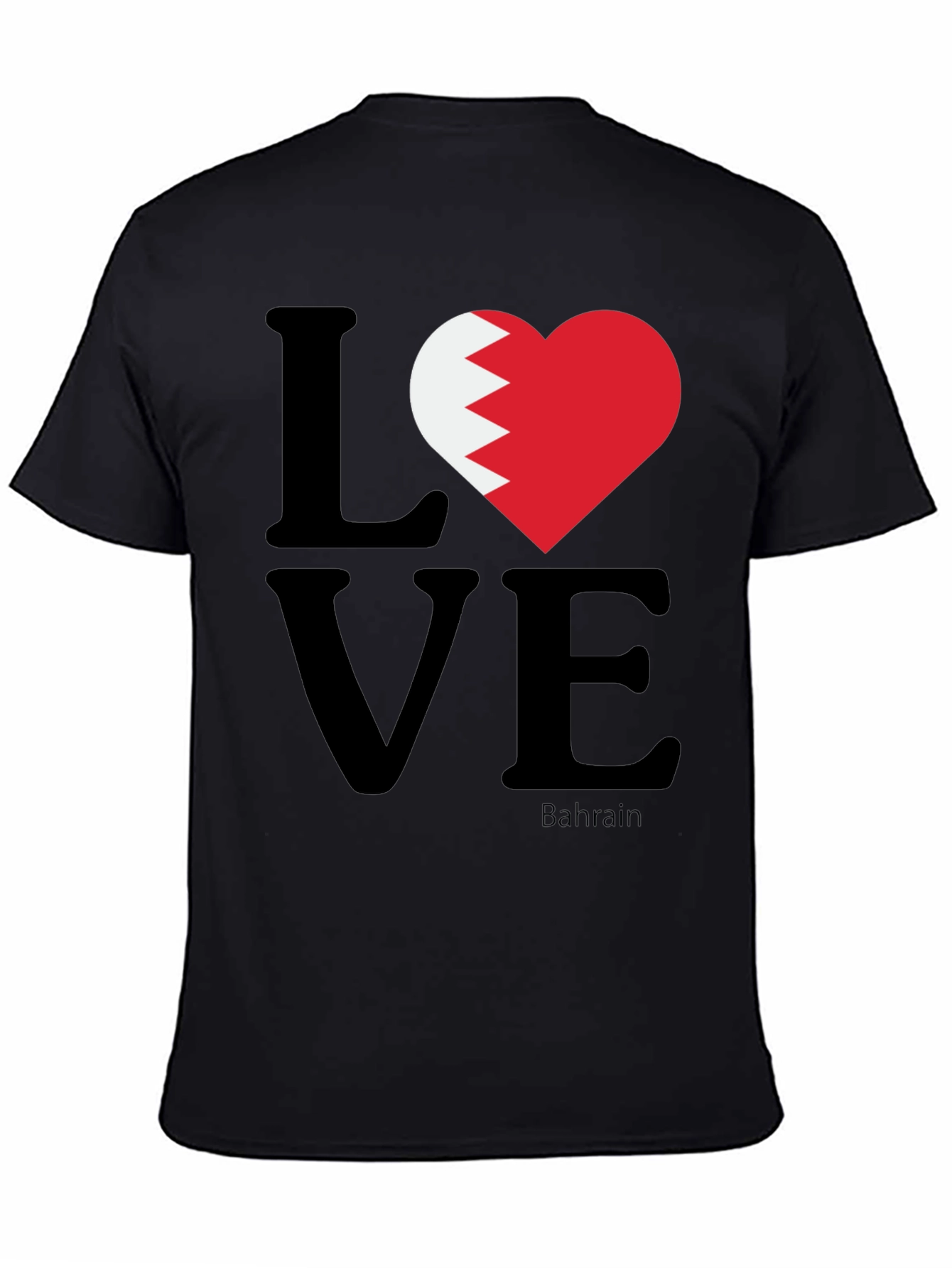Camiseta Negra Love Bahrain