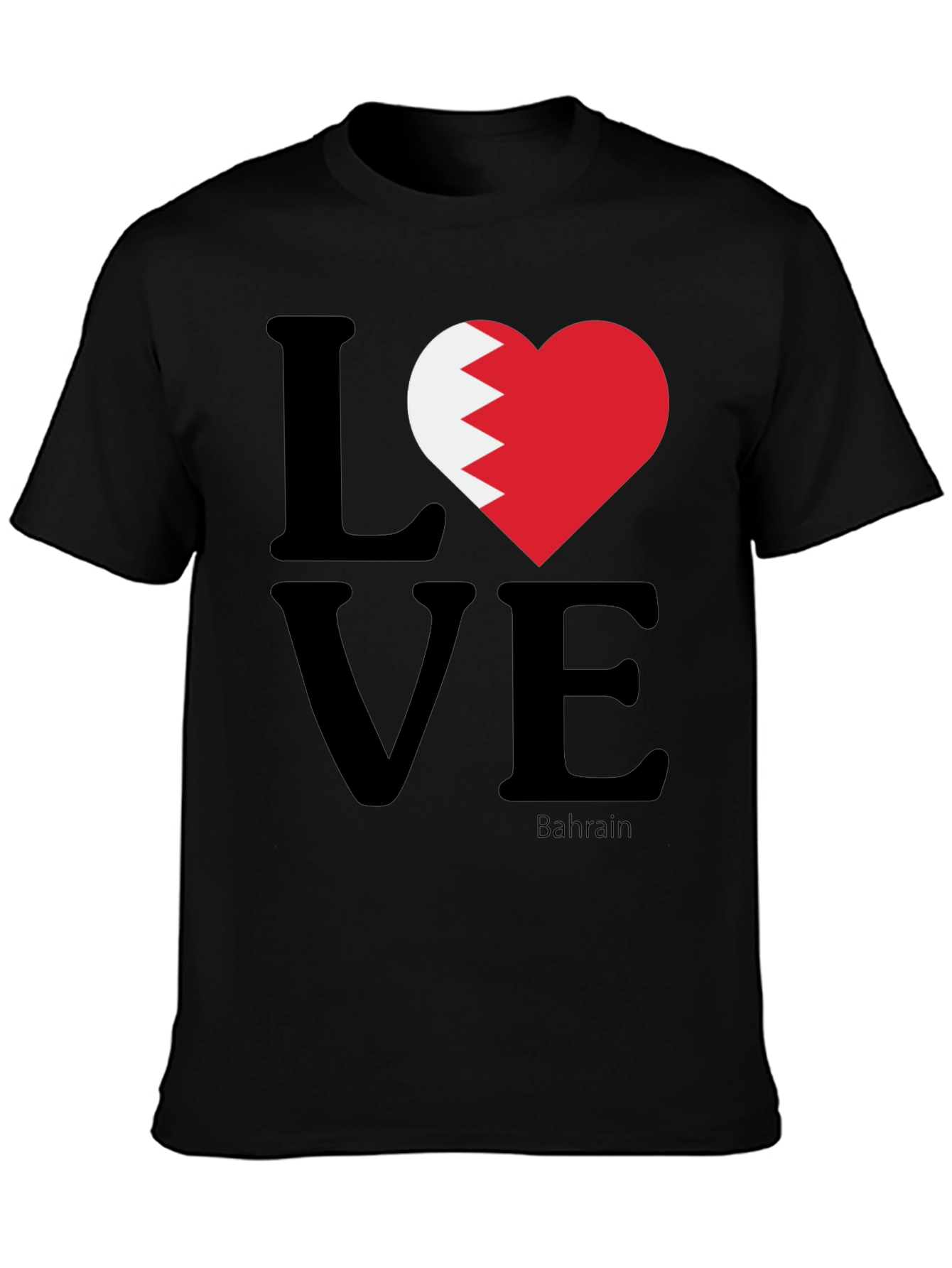 Camiseta Negra Love Bahrain