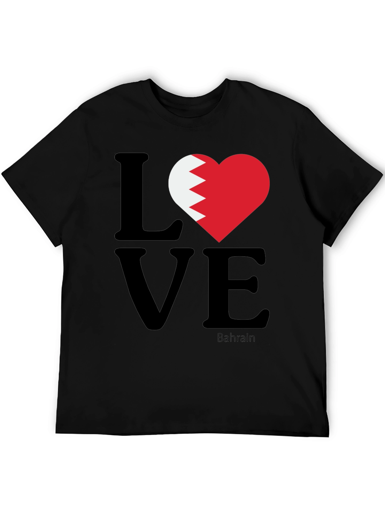Camiseta Negra Love Bahrain