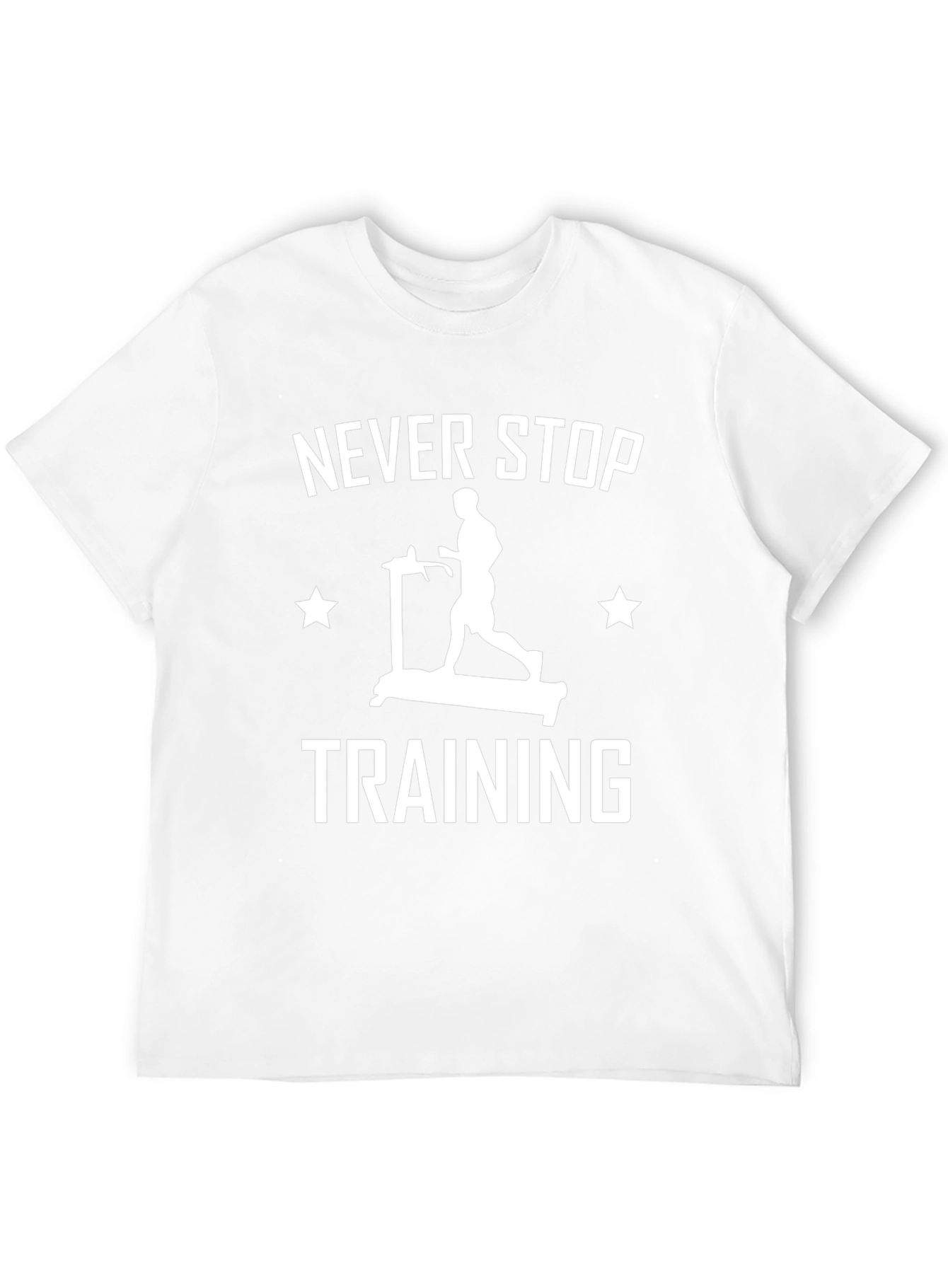 Camiseta Hombre Negra Never Stop Training