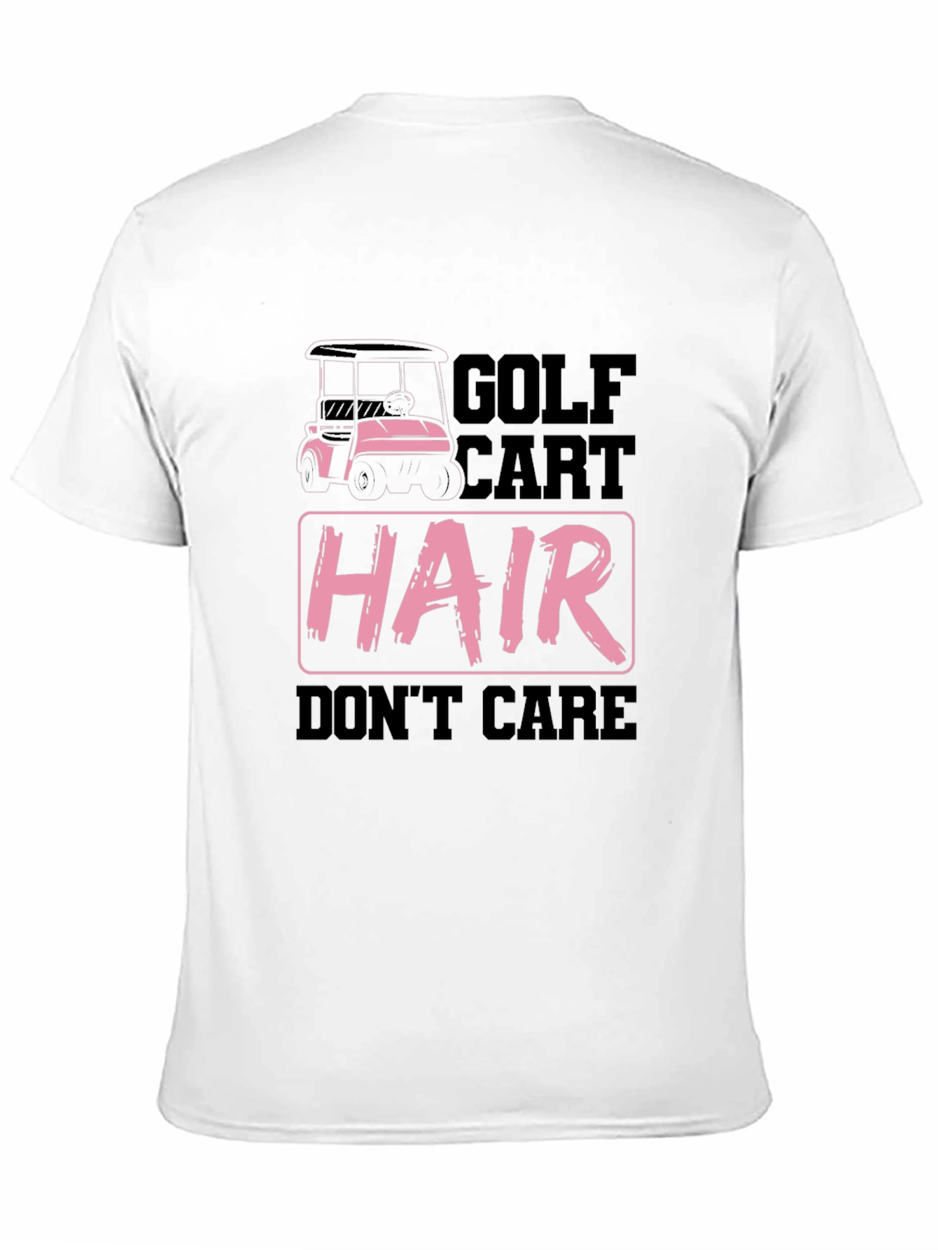 Camiseta Golf Cart Hair Dont Care
