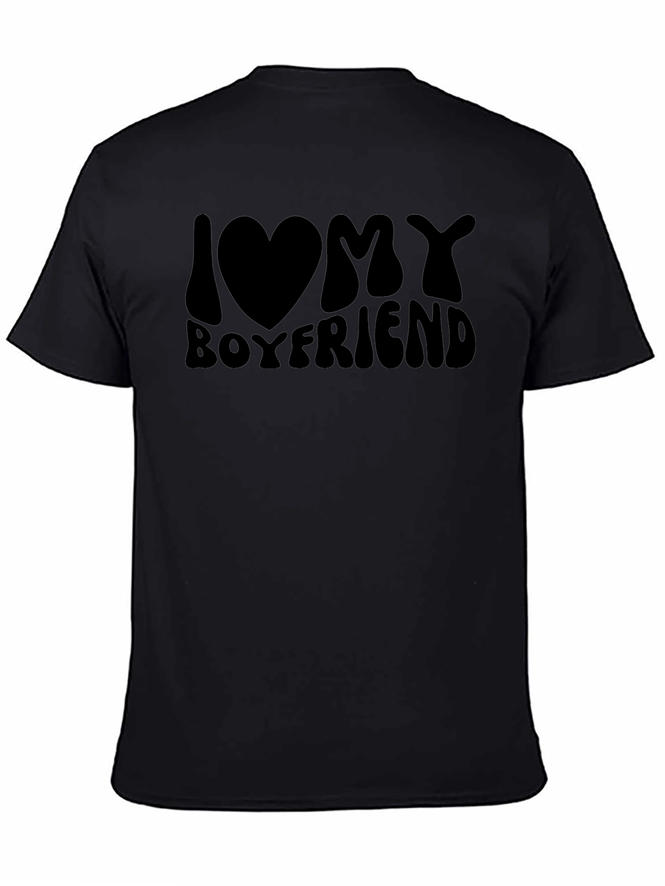 Camiseta Negra I Love My Boyfriend