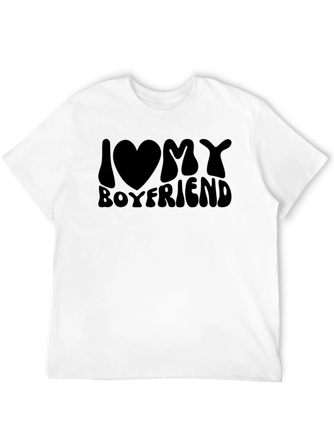 Camiseta Negra I Love My Boyfriend