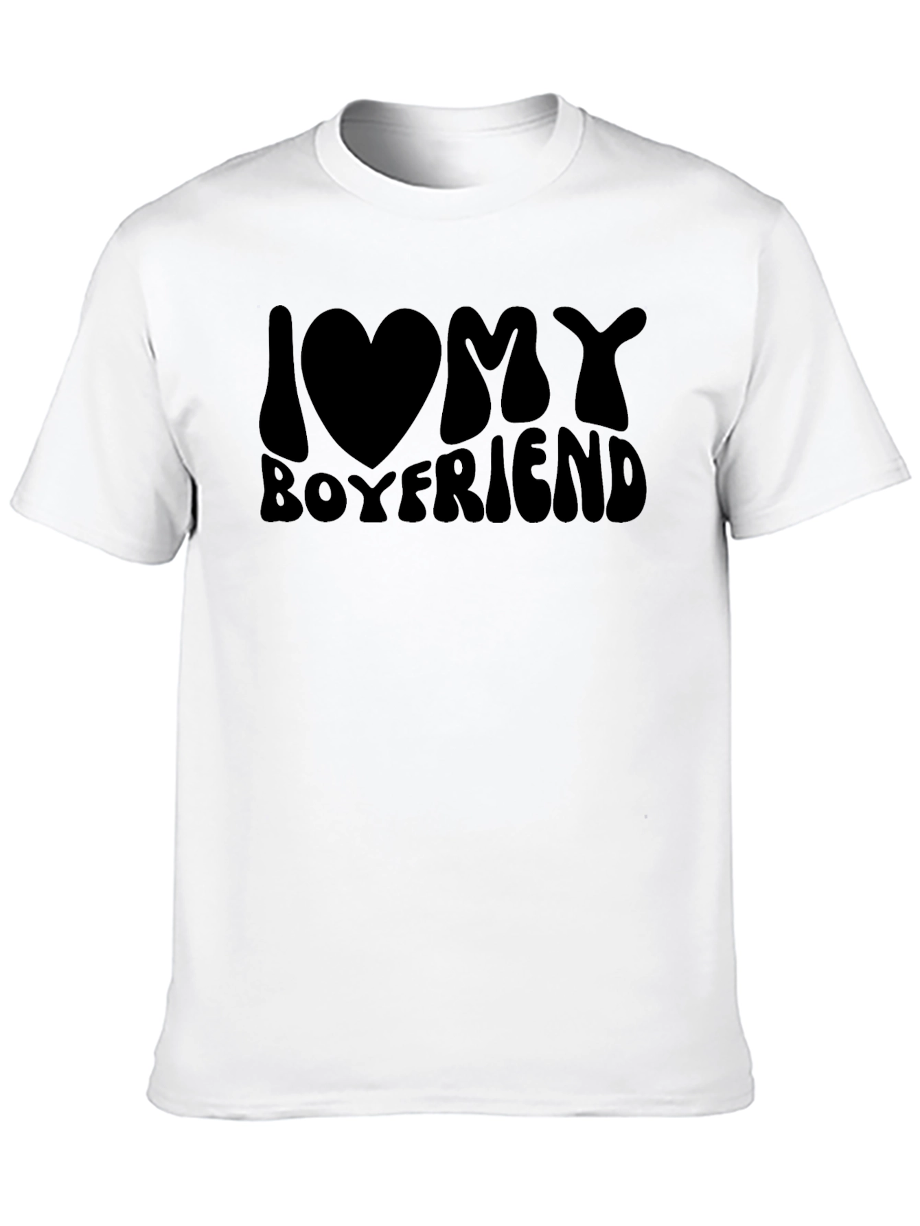 Camiseta Negra I Love My Boyfriend
