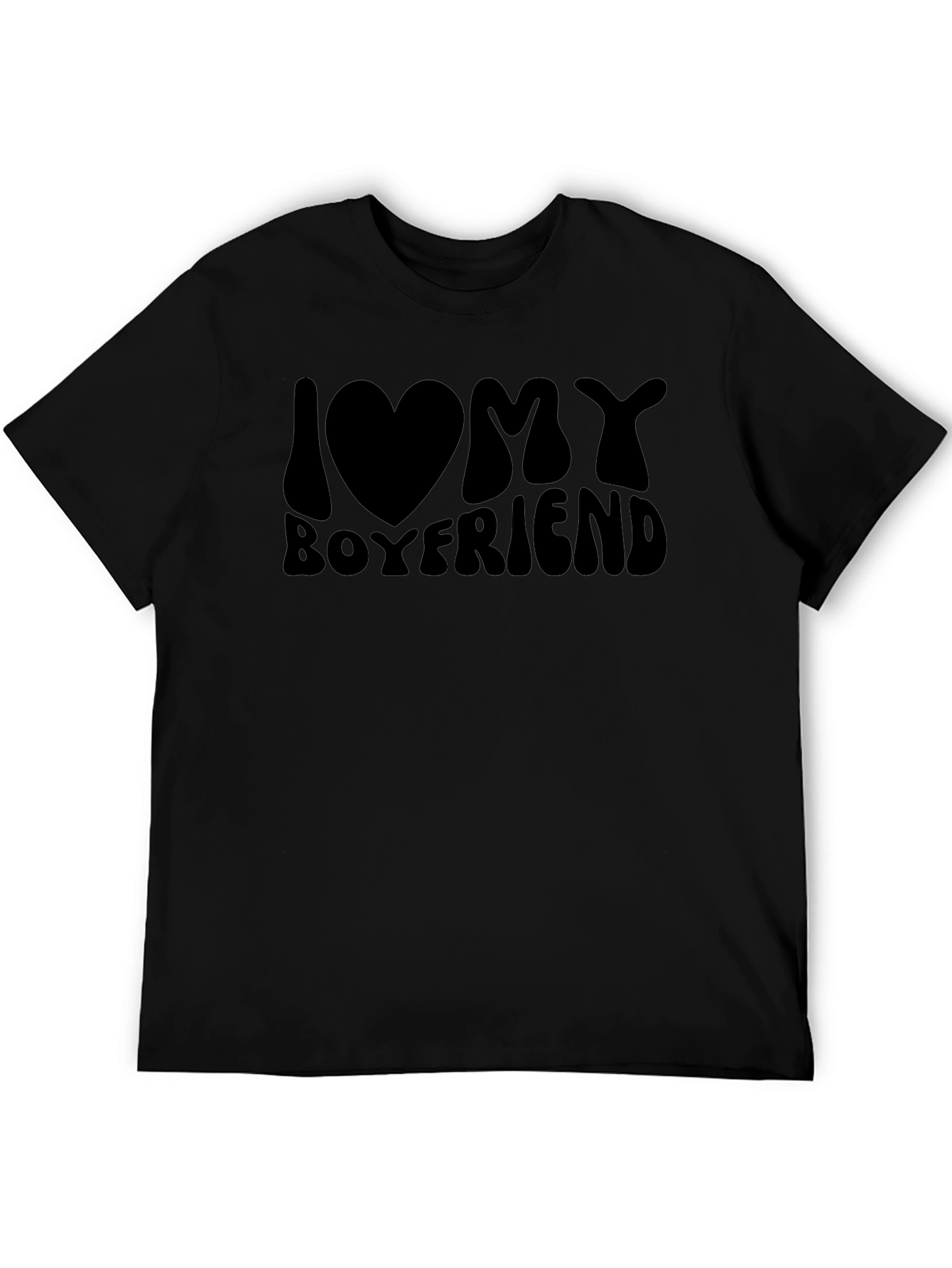 Camiseta Negra I Love My Boyfriend