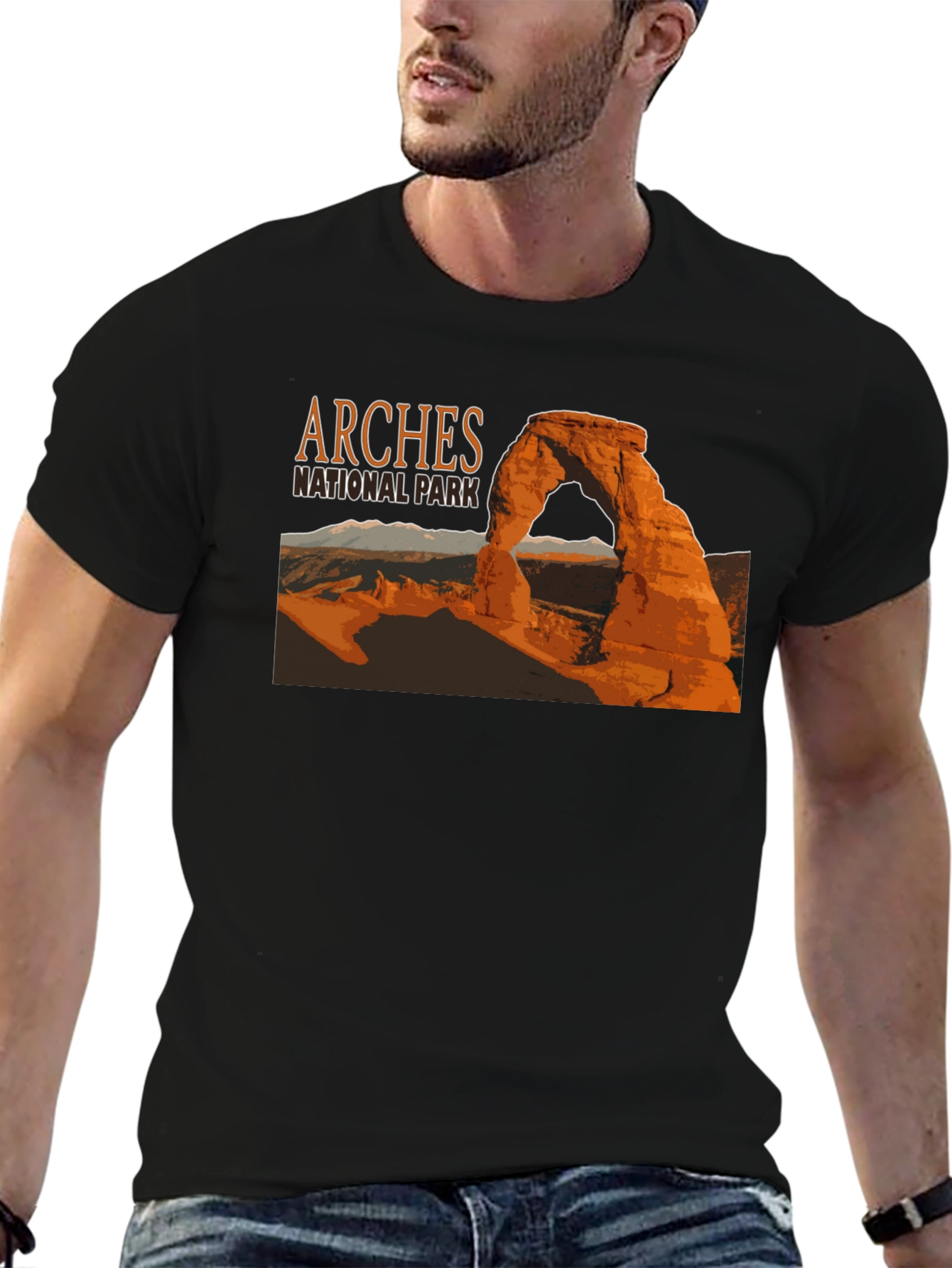 Camiseta Negra Arches National Park