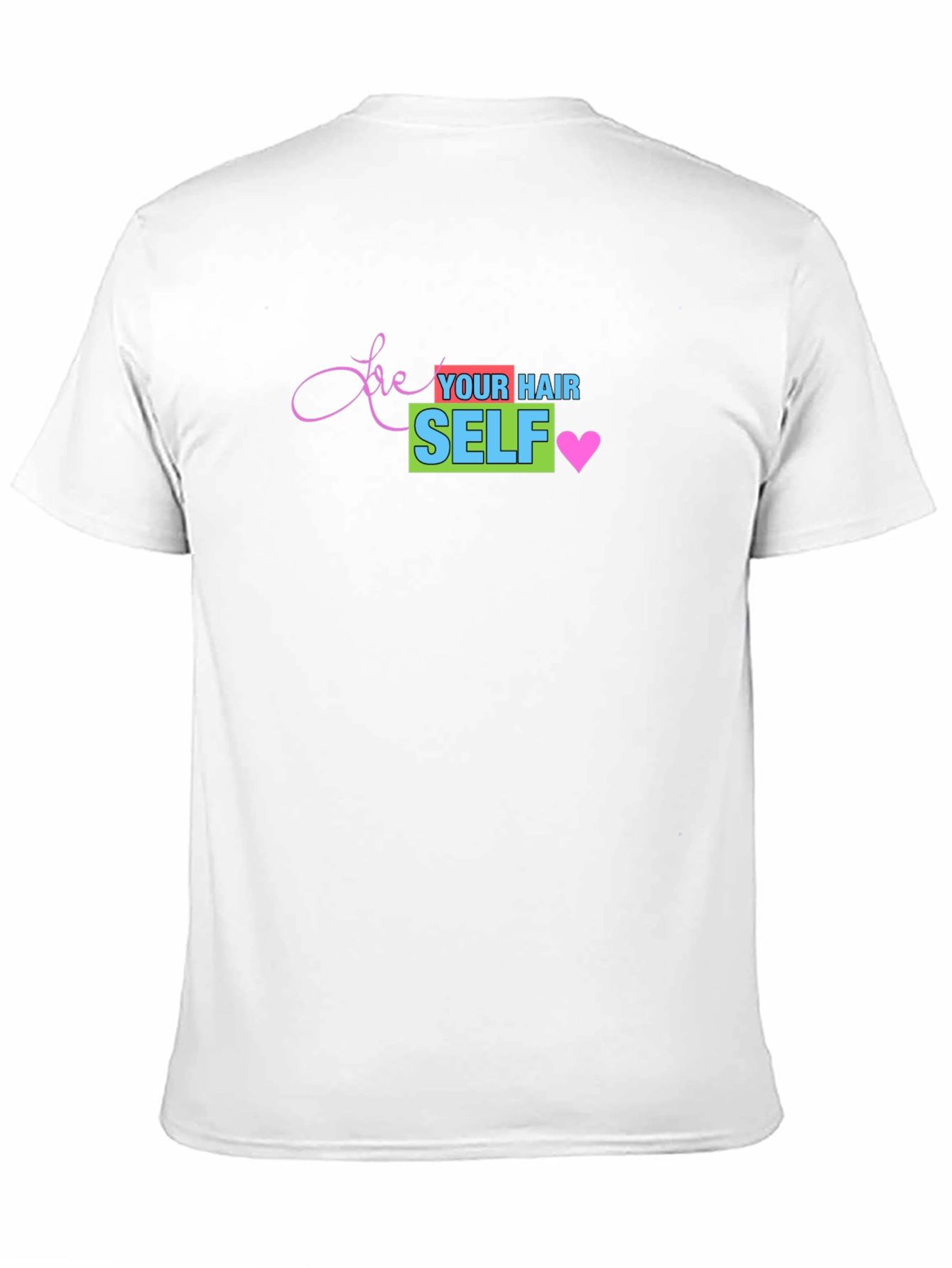Camiseta Negra Love Your Hair Self