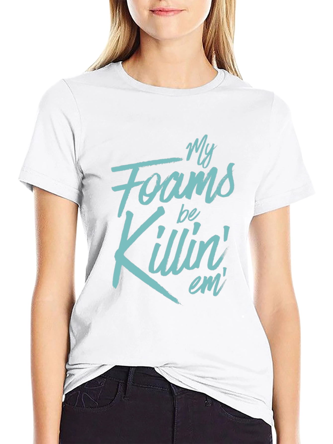 Camiseta Negra: Mis Espumas Están Matando