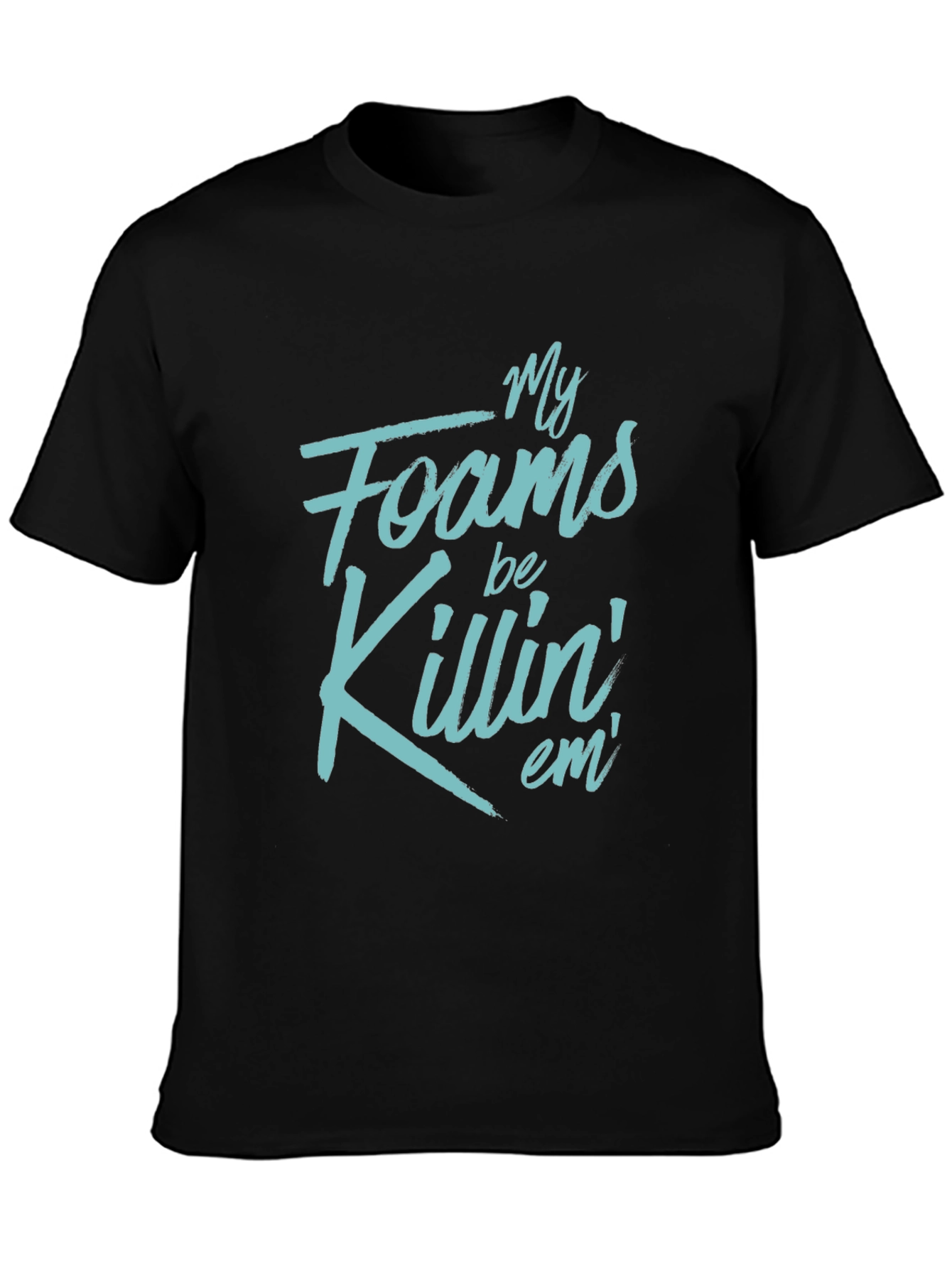 Camiseta Negra: Mis Espumas Están Matando