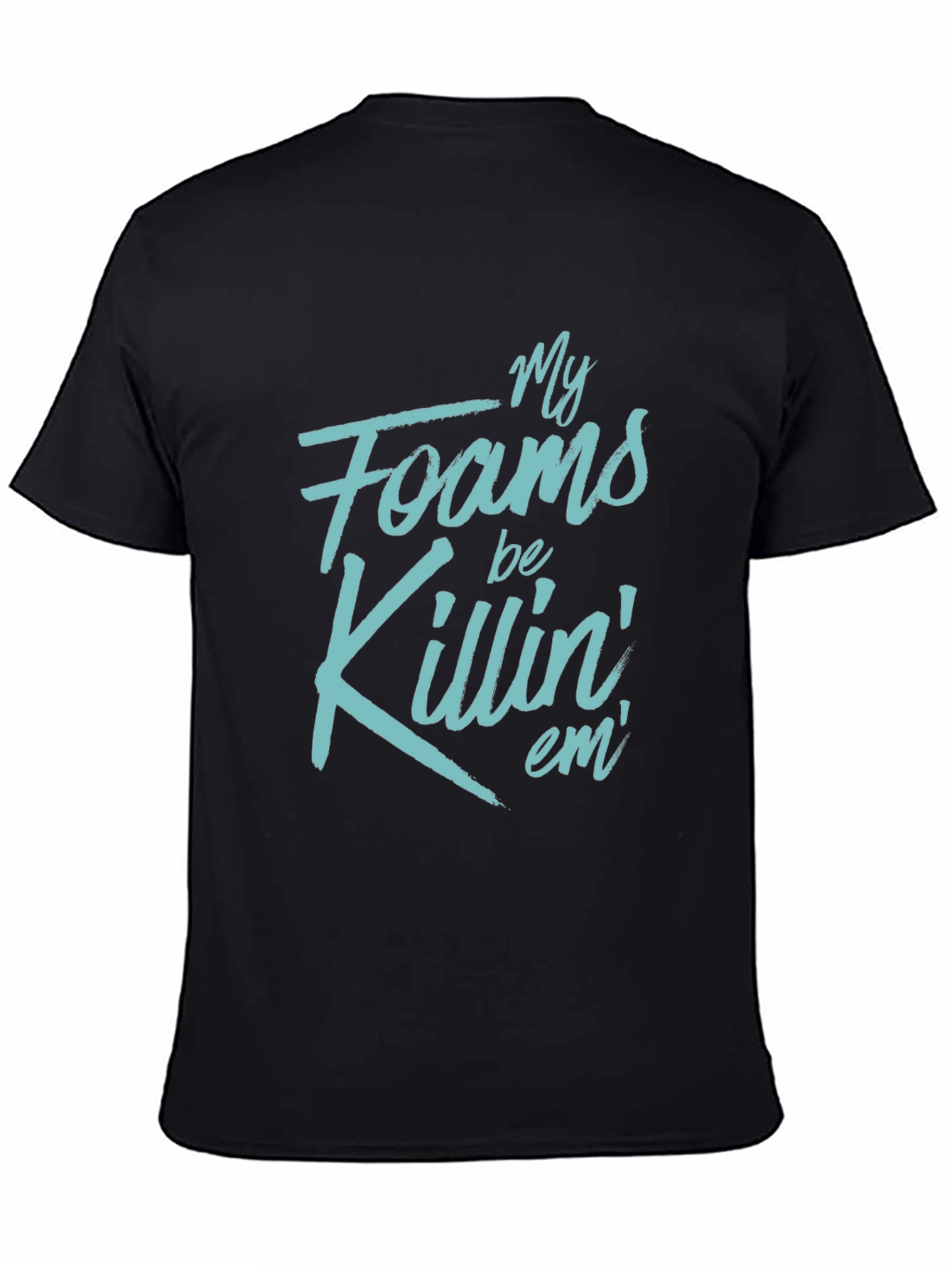 Camiseta Negra: Mis Espumas Están Matando