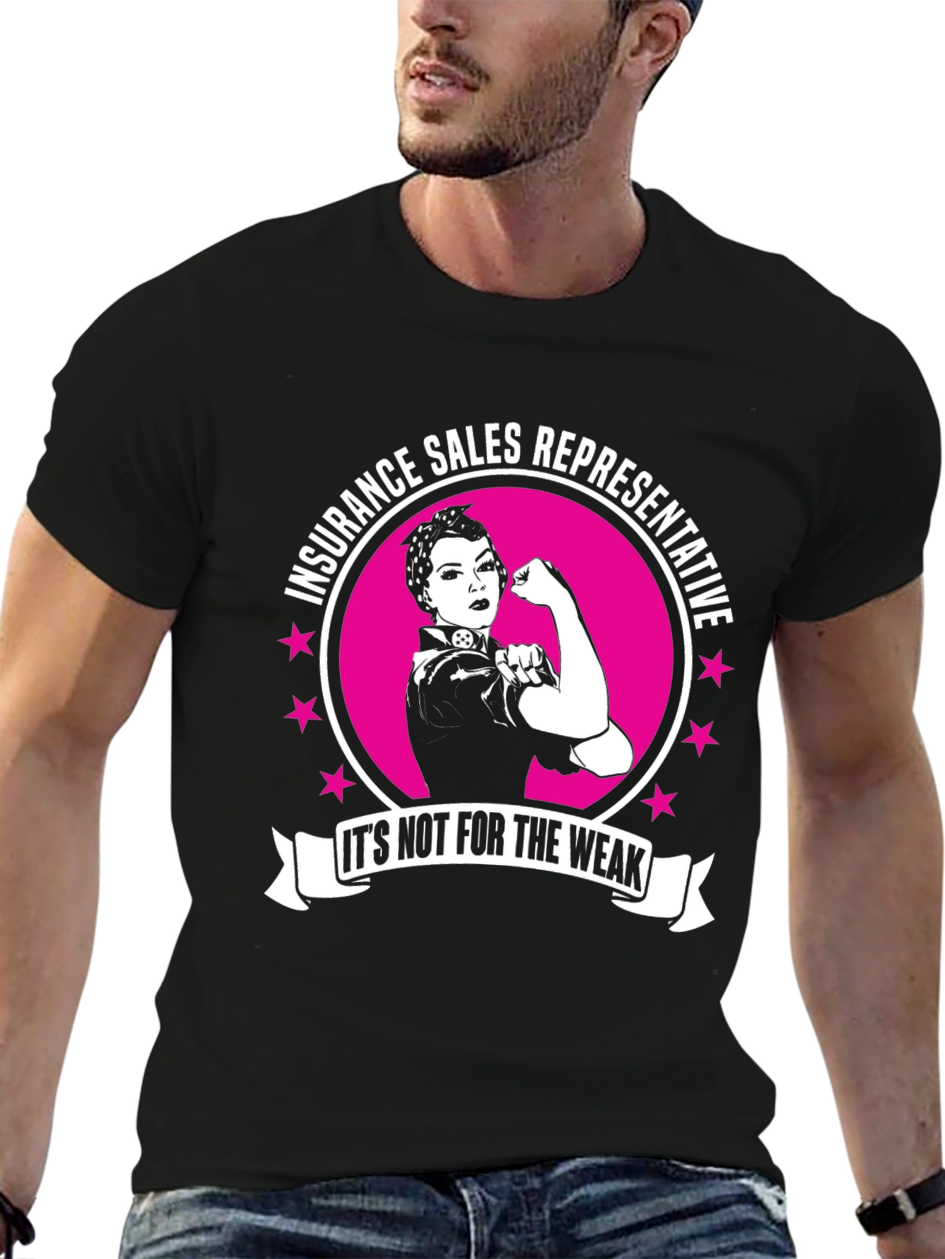 Camiseta Representante de Ventas de Seguros para los Fuertes