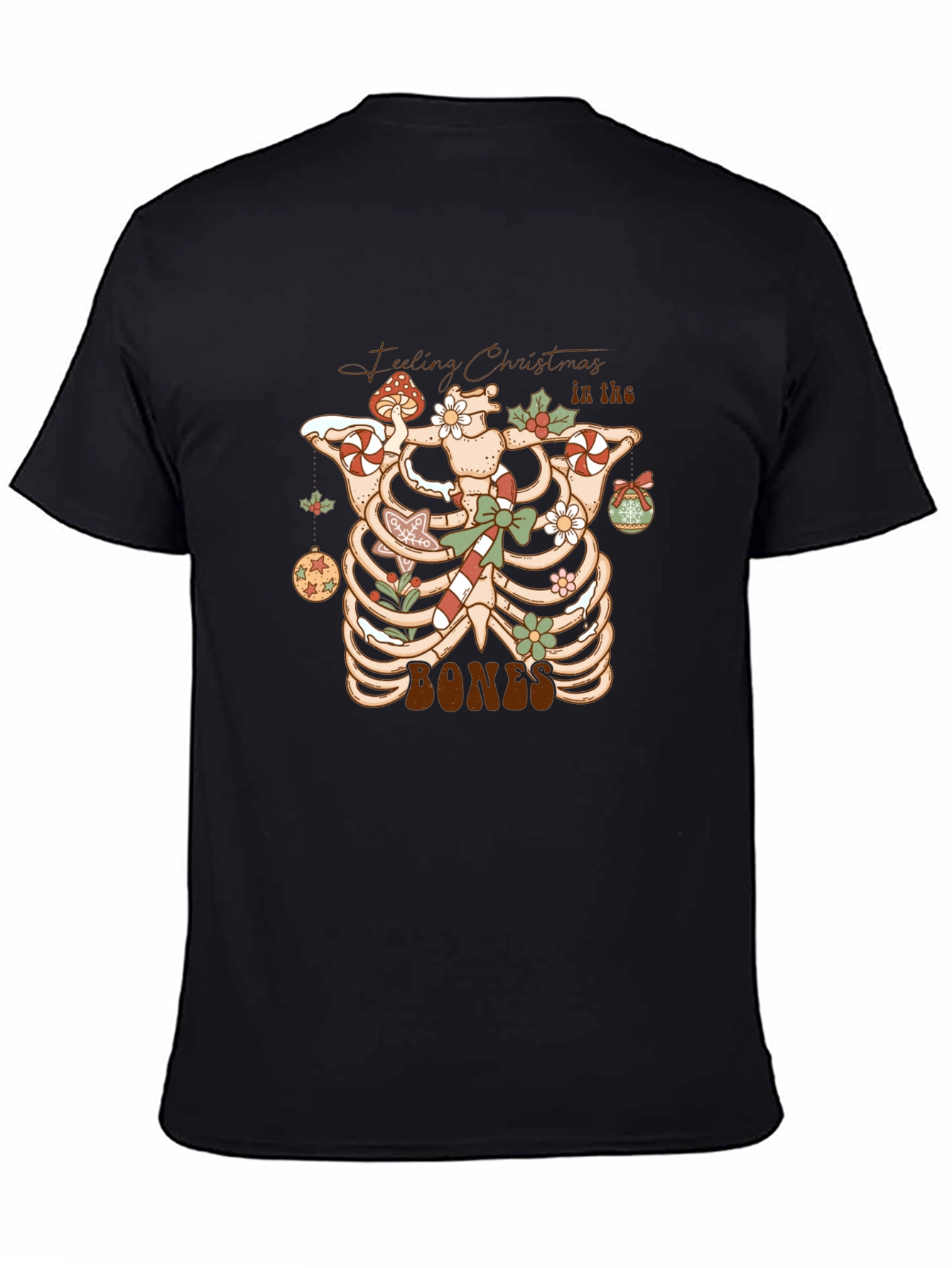 Camiseta Festiva Navidad en los Huesos