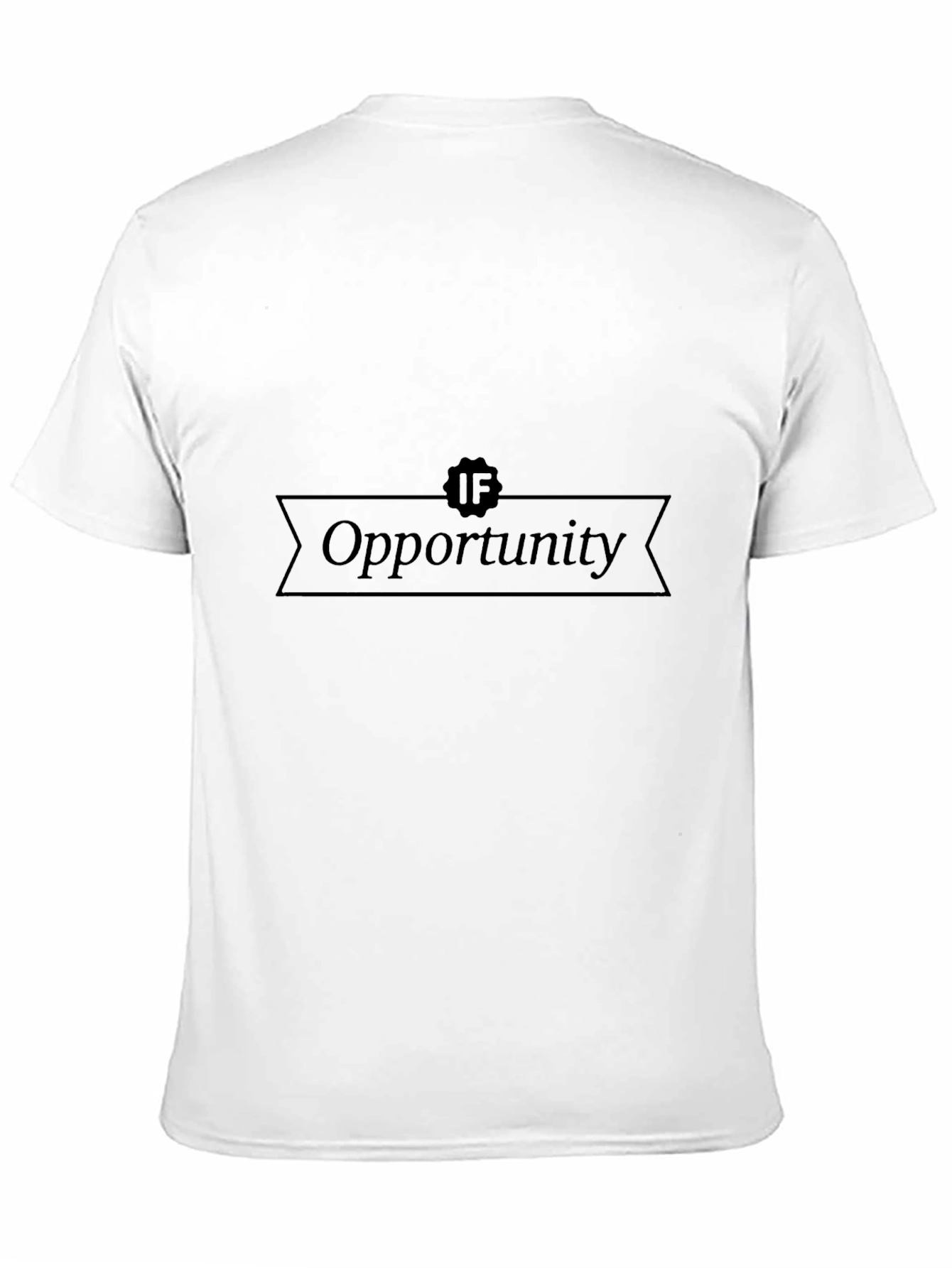 Camiseta Negra Opportunity para Hombre