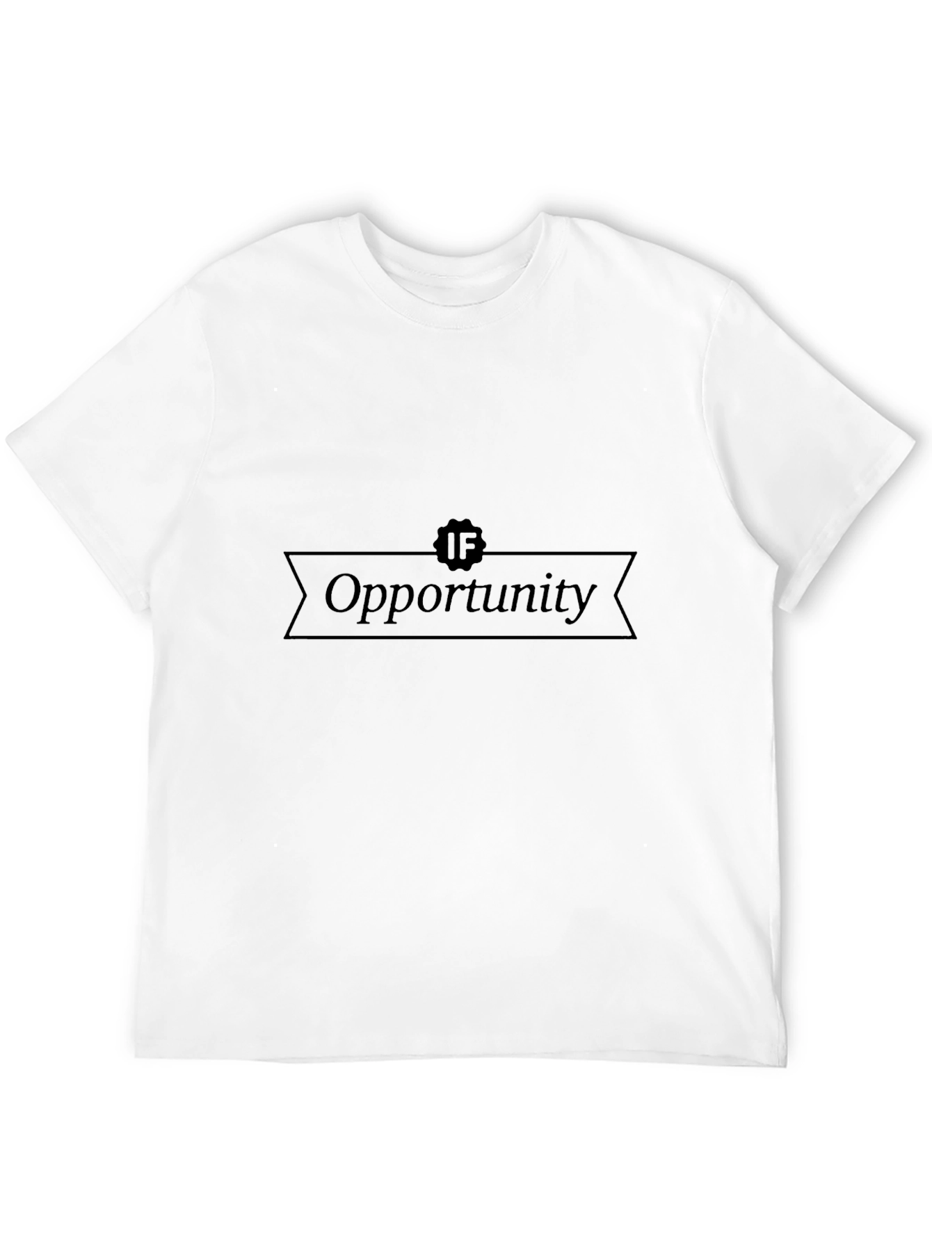 Camiseta Negra Opportunity para Hombre