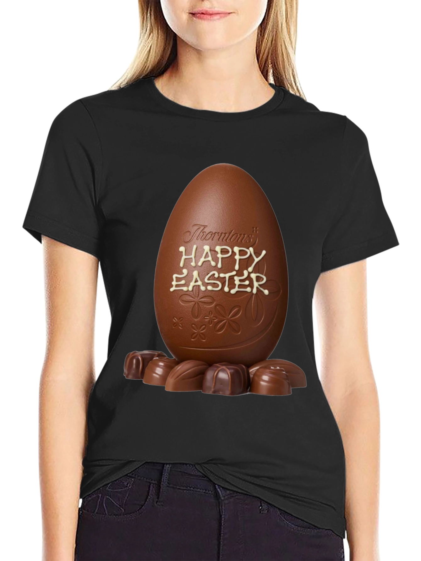 Camiseta Huevo de Pascua Chocolate