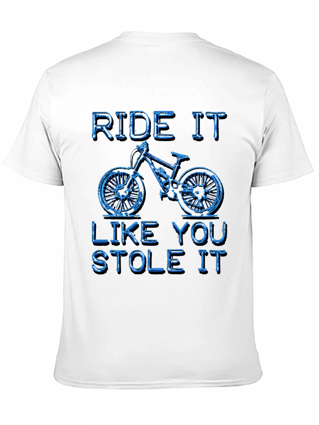 Camiseta Negra Ride It Like You Stole It