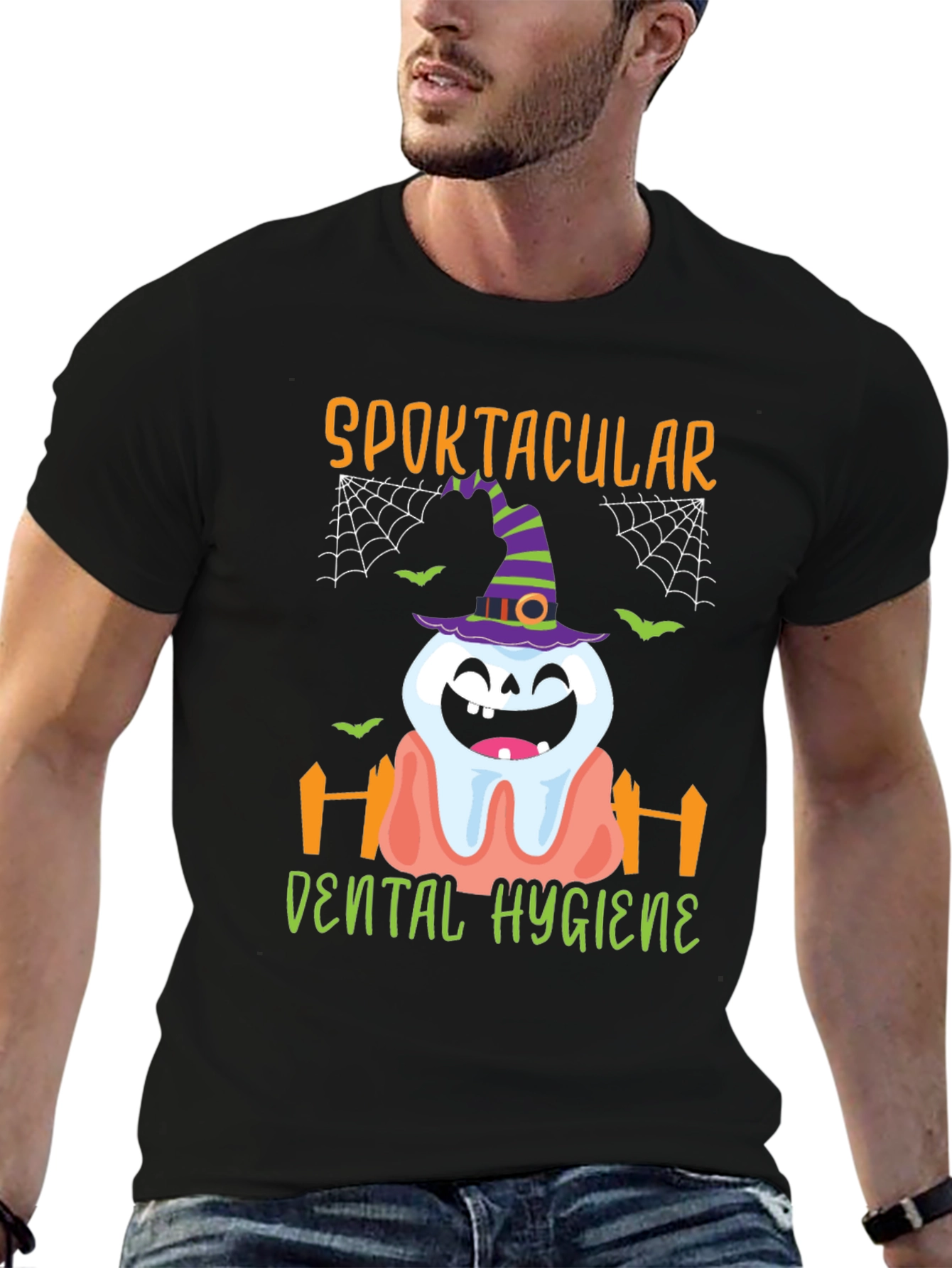 Camiseta Halloween Higiene Dental Espeluznante