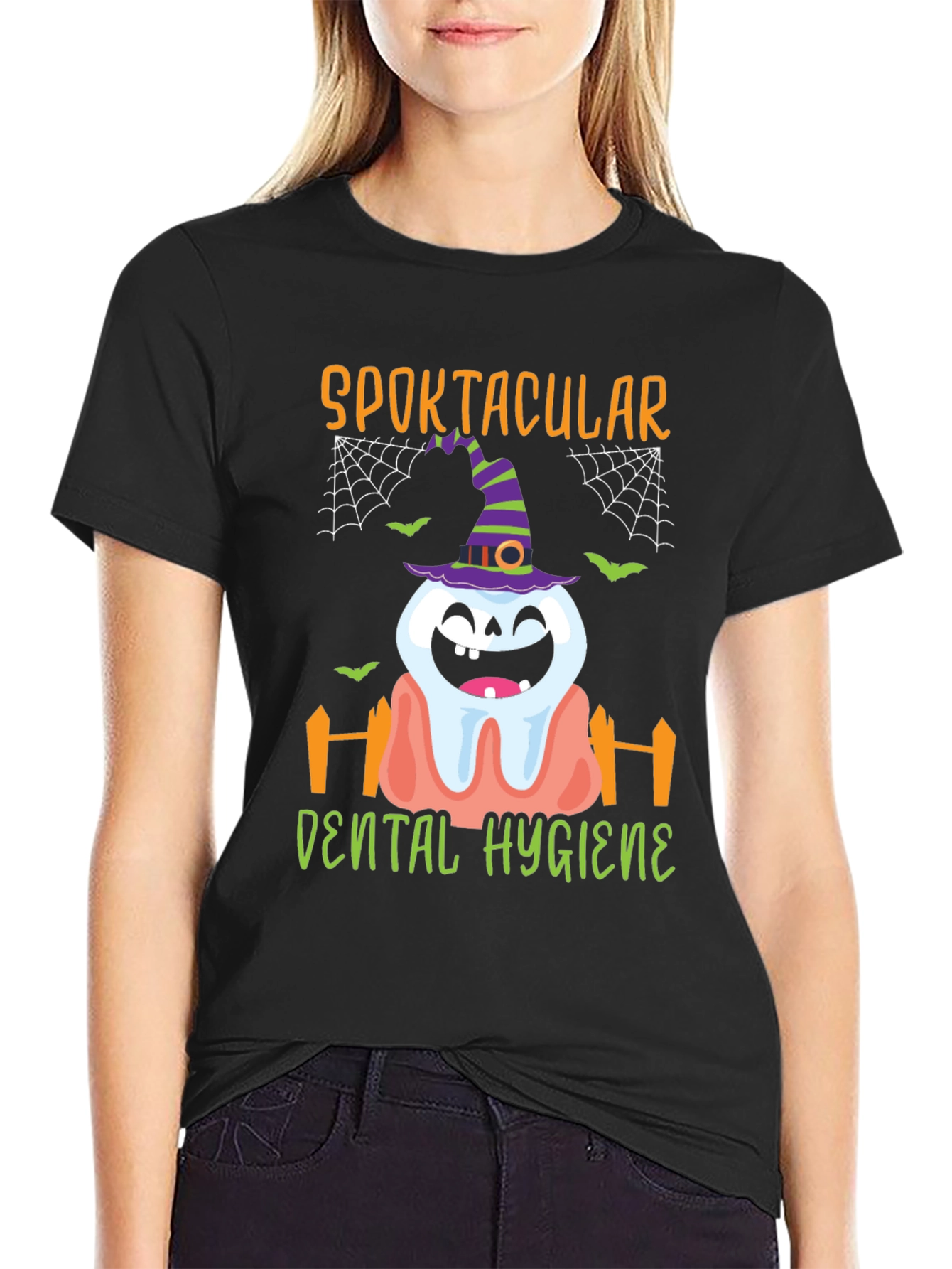 Camiseta Halloween Higiene Dental Espeluznante