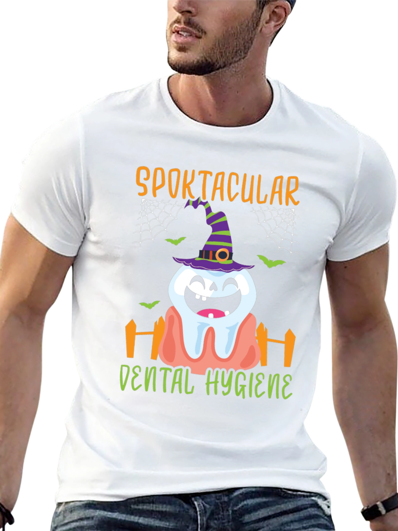 Camiseta Halloween Higiene Dental Espeluznante