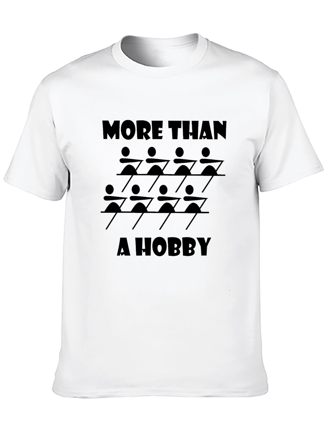 Camiseta Negra: Más que un Hobby - Remo