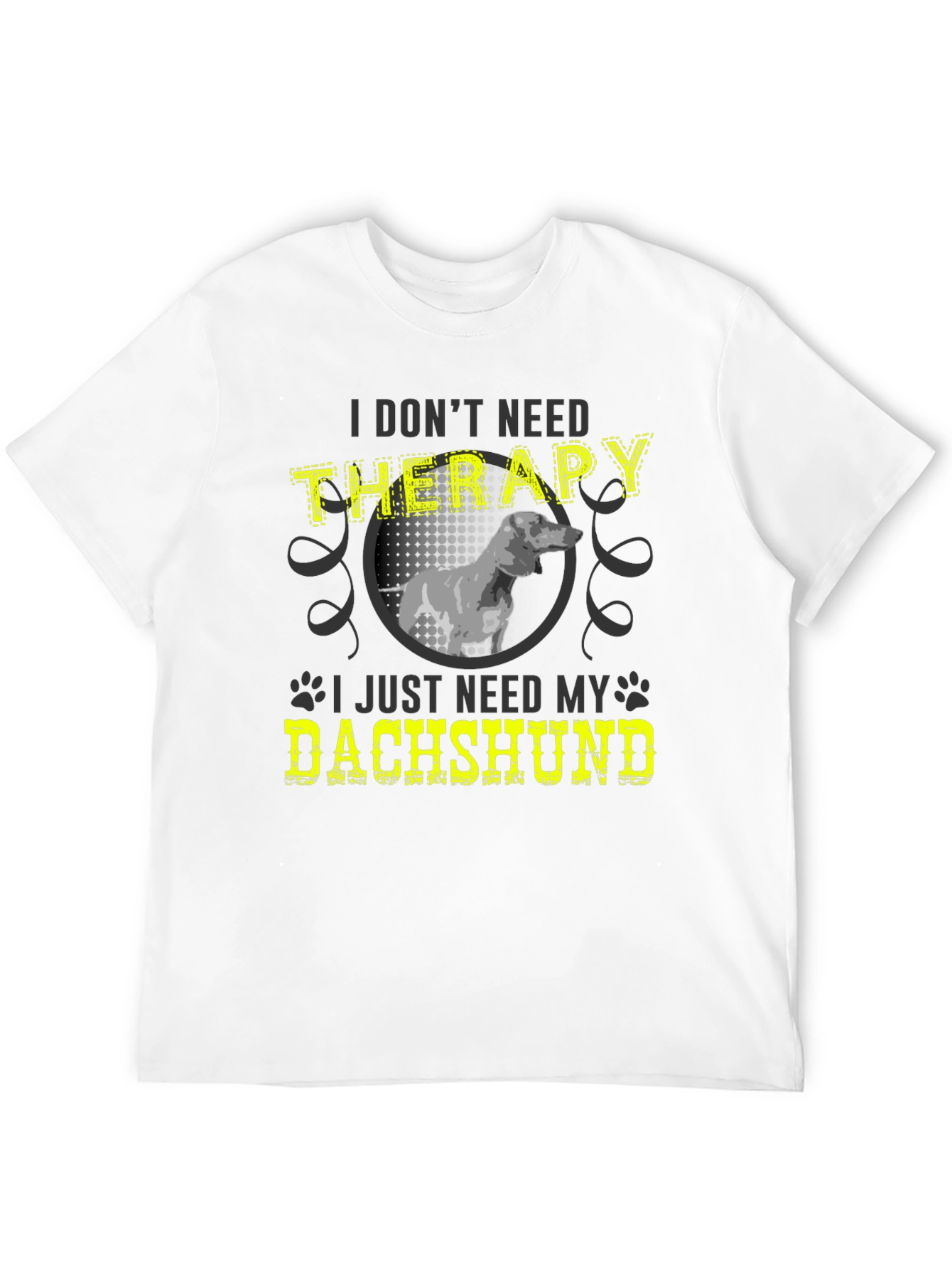 Camiseta Terapia con Dachshund