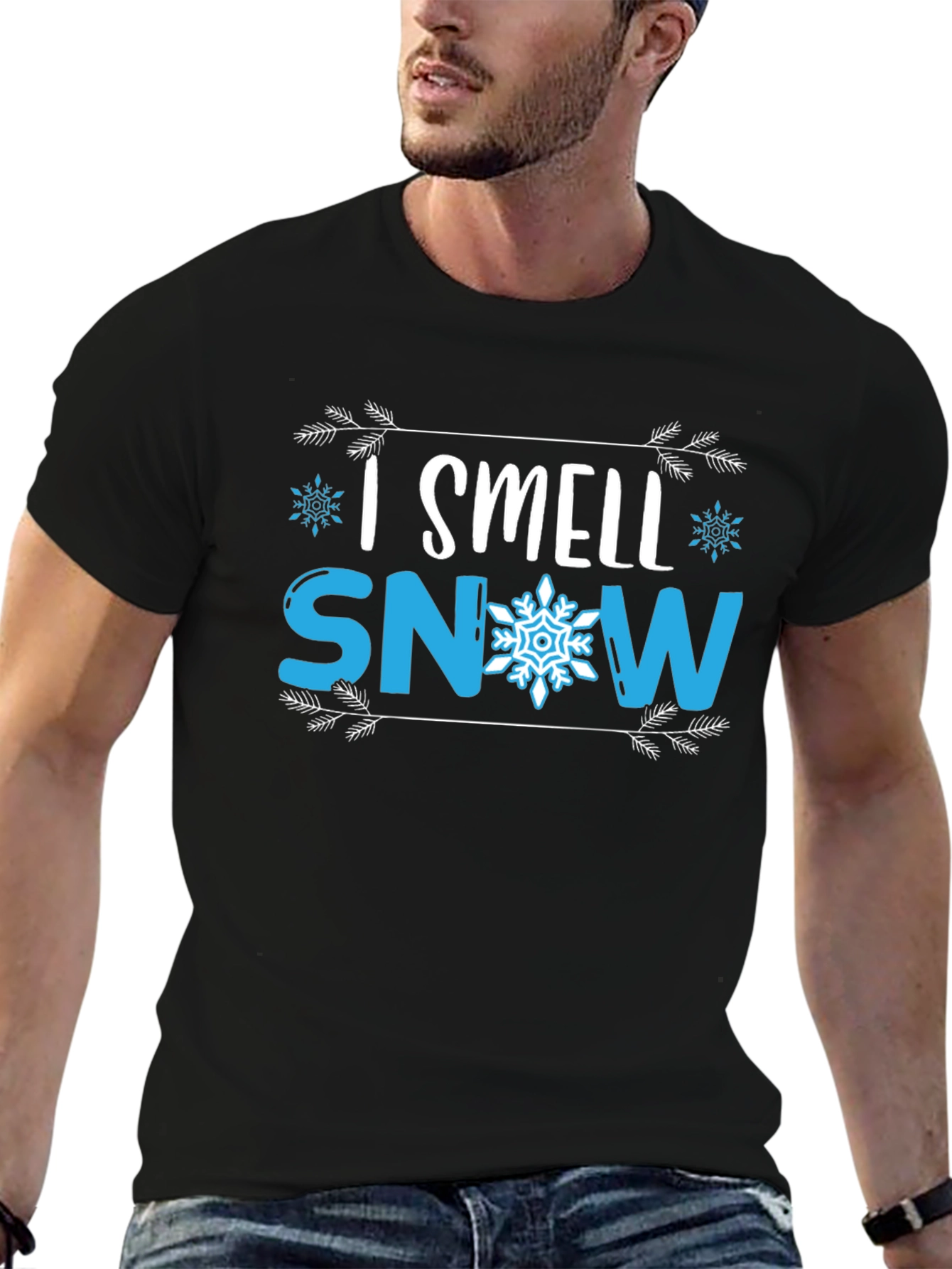 Camiseta I Smell Snow Invierno