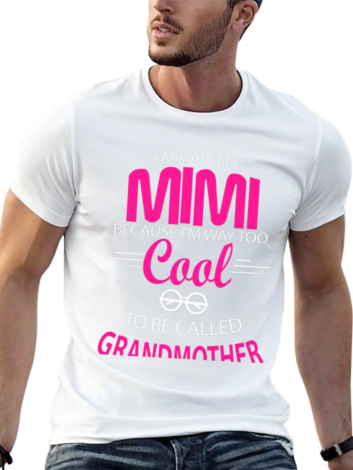 Camiseta Negra Mimi Too Cool para Abuelas Modernas