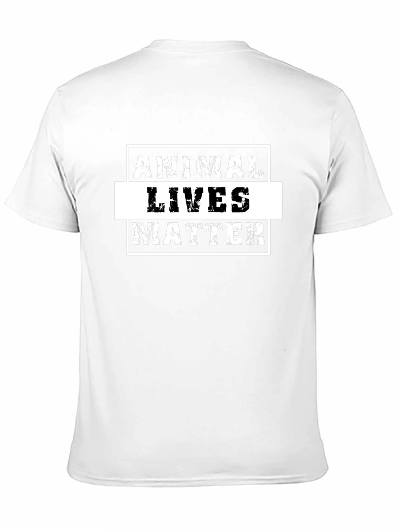 Camiseta Negra: Vidas Animales Importan