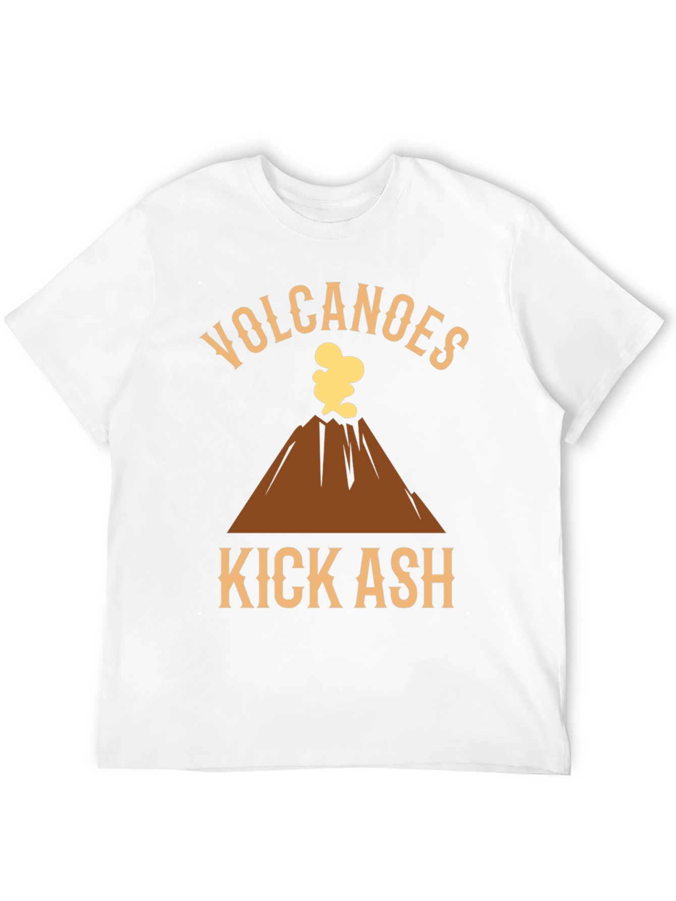 Camiseta Negra Volcanes Kick Ash