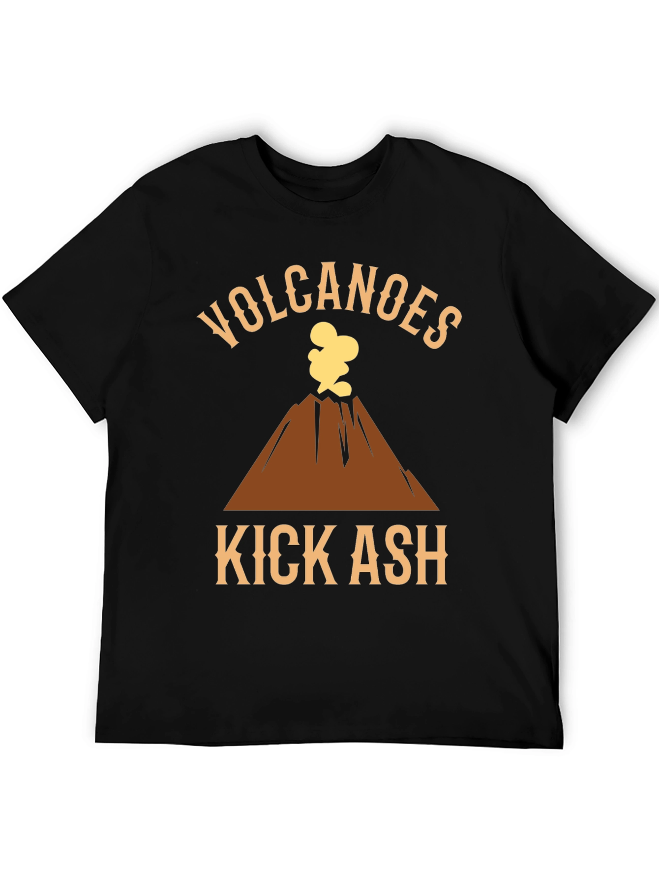 Camiseta Negra Volcanes Kick Ash
