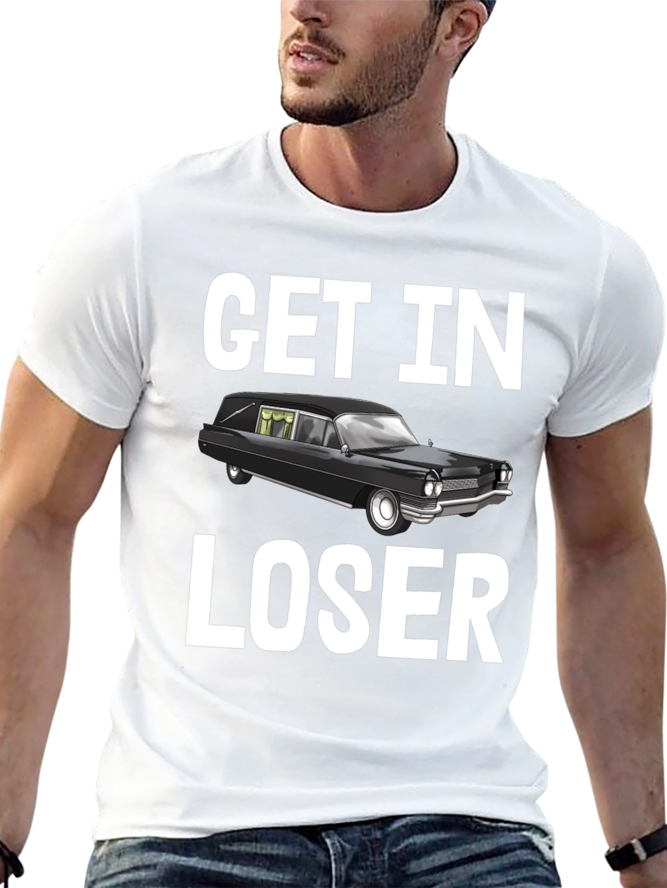 Camiseta Get In Loser Humorística