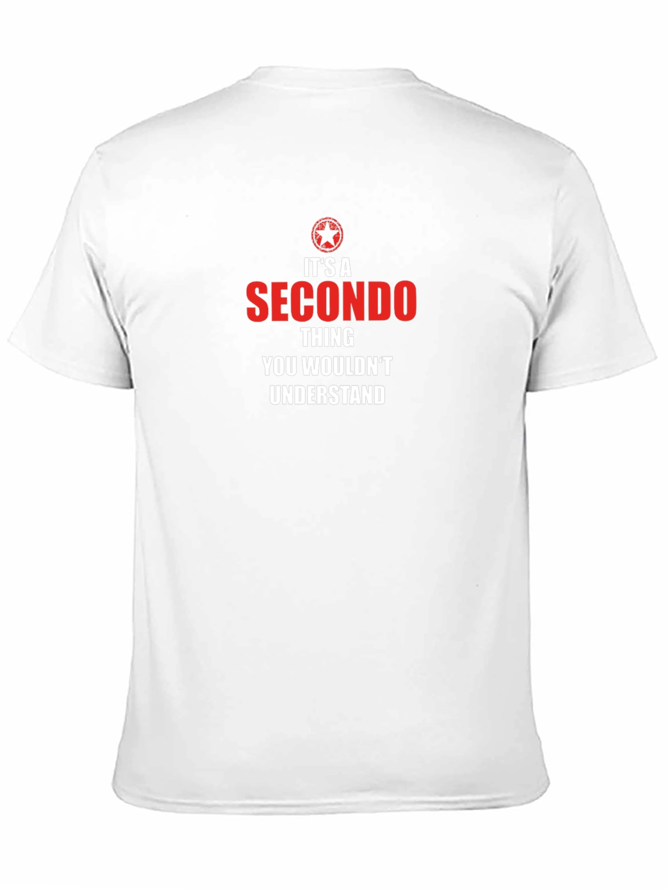 Camiseta Negra Secondo Thing: Estilo Único
