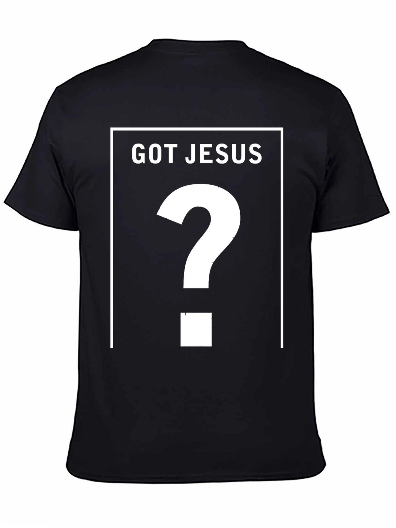 Camiseta Negra ¿Tienes a Jesús?