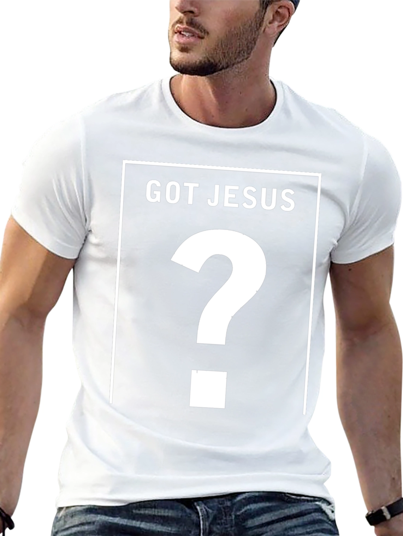 Camiseta Negra ¿Tienes a Jesús?
