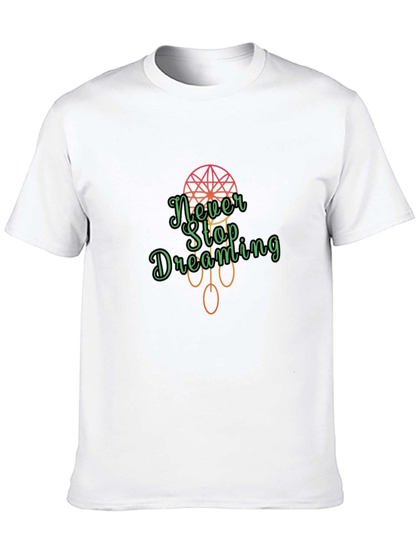 Camiseta Negra Never Stop Dreaming