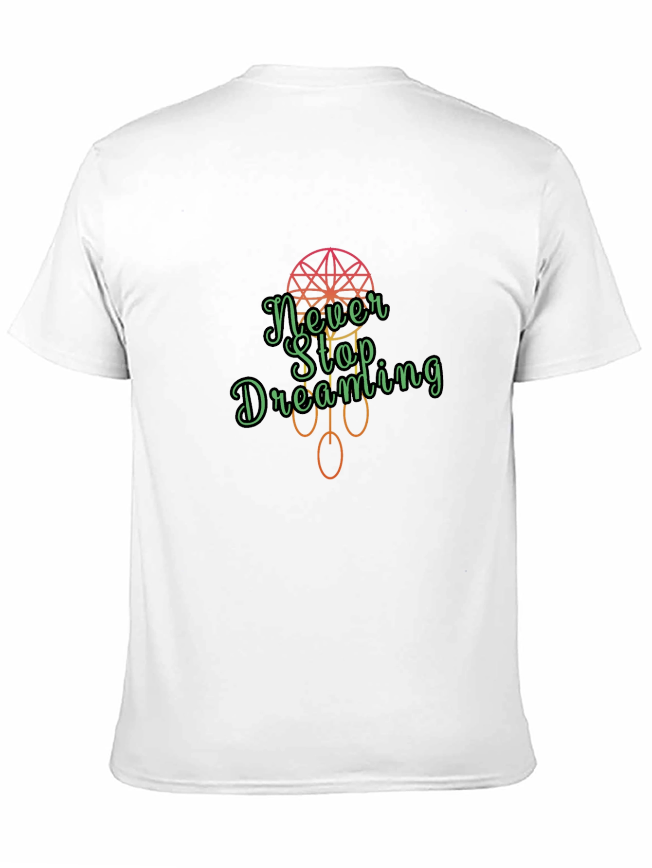 Camiseta Negra Never Stop Dreaming