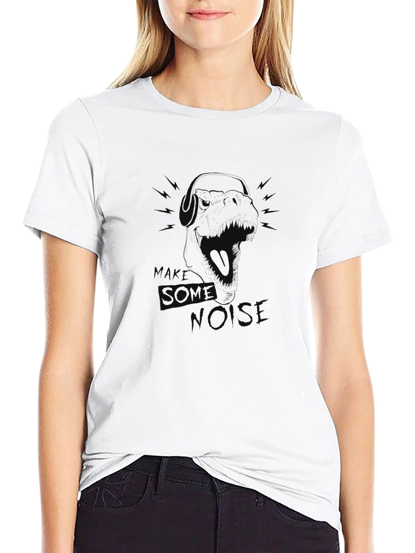 Camiseta Negra Hombre con Diseño Gráfico